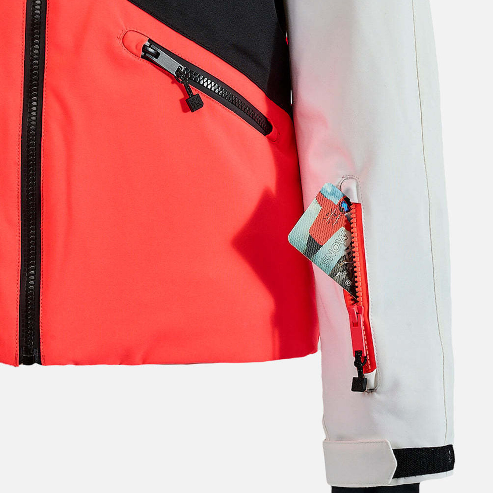Watts X-PEAK -  WHITE / FLUO PINK- Veste snow - WATTS