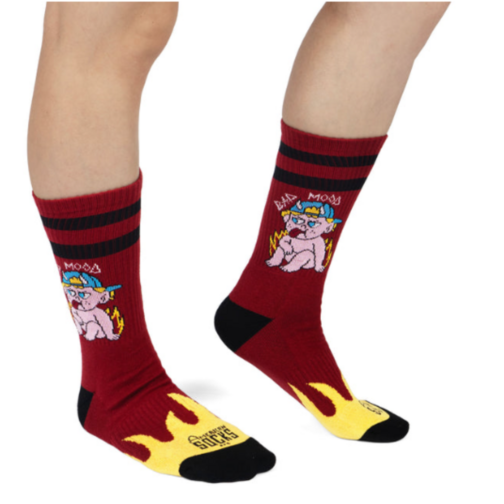 American SOCKS BAD MOOD - Mid High - One Size - AMERICAN SOCKS