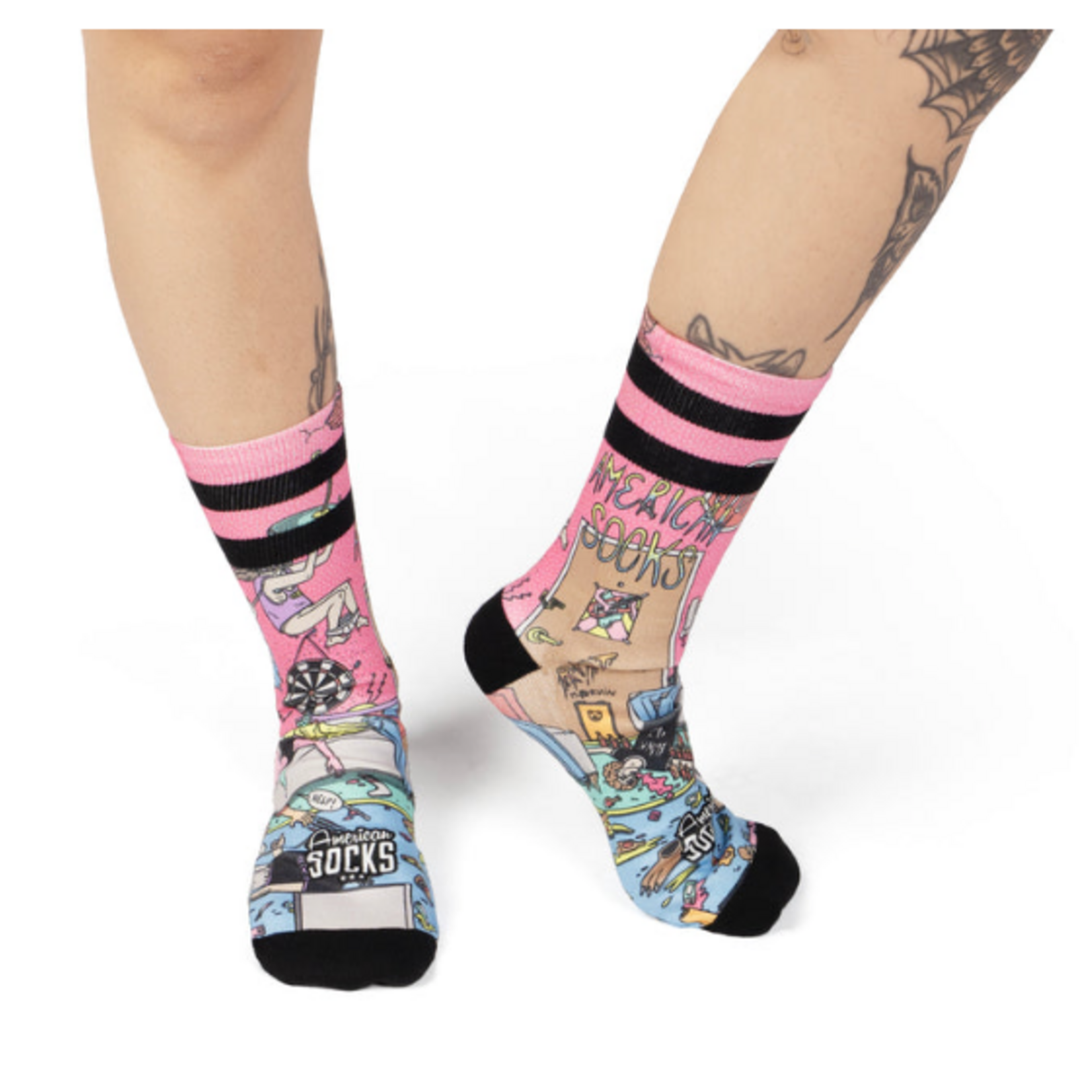 American SOCKS AMERICAN  PIE - Mid high - Chaussettes - AMERICAN SOCKS