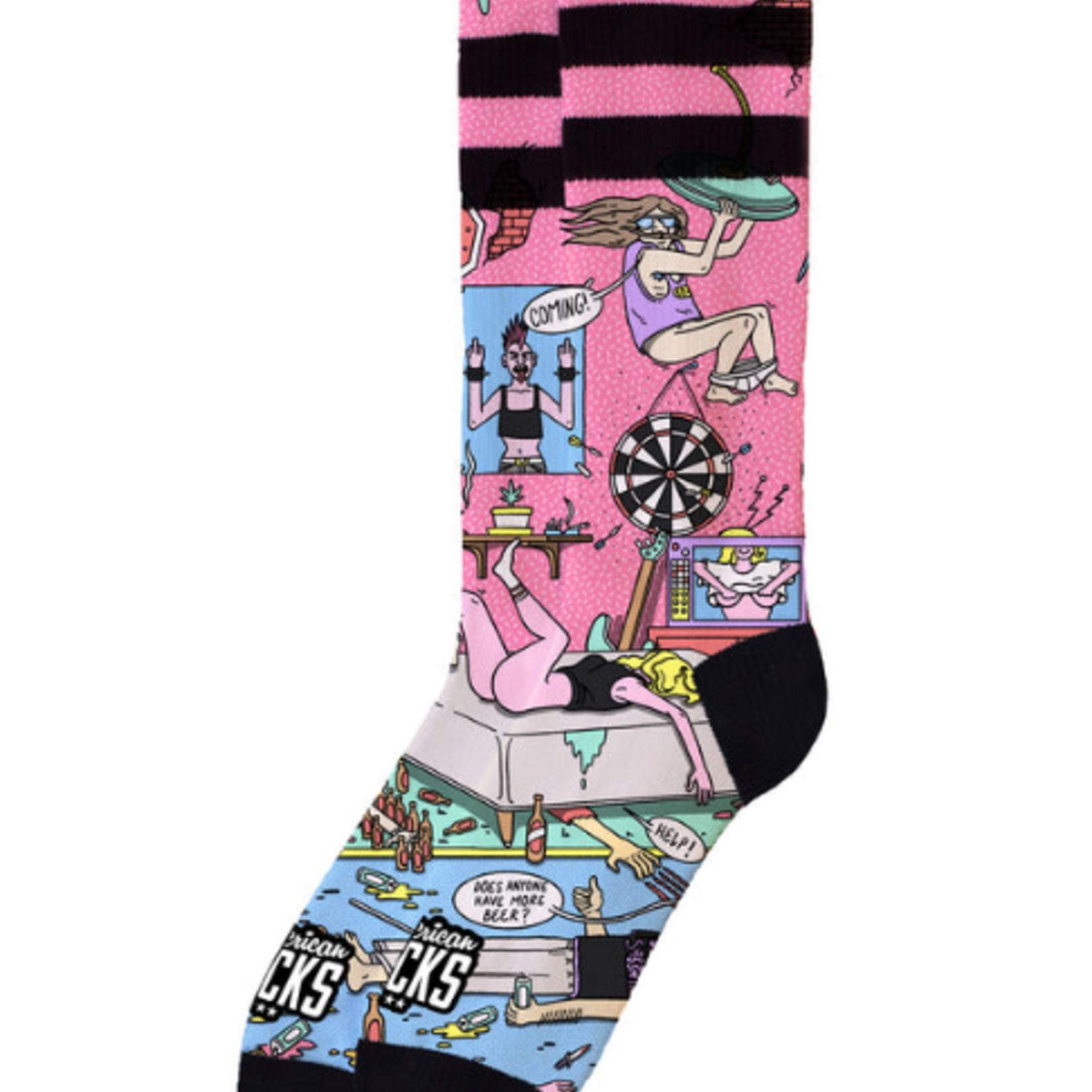 American SOCKS AMERICAN  PIE - Mid high - Chaussettes - AMERICAN SOCKS