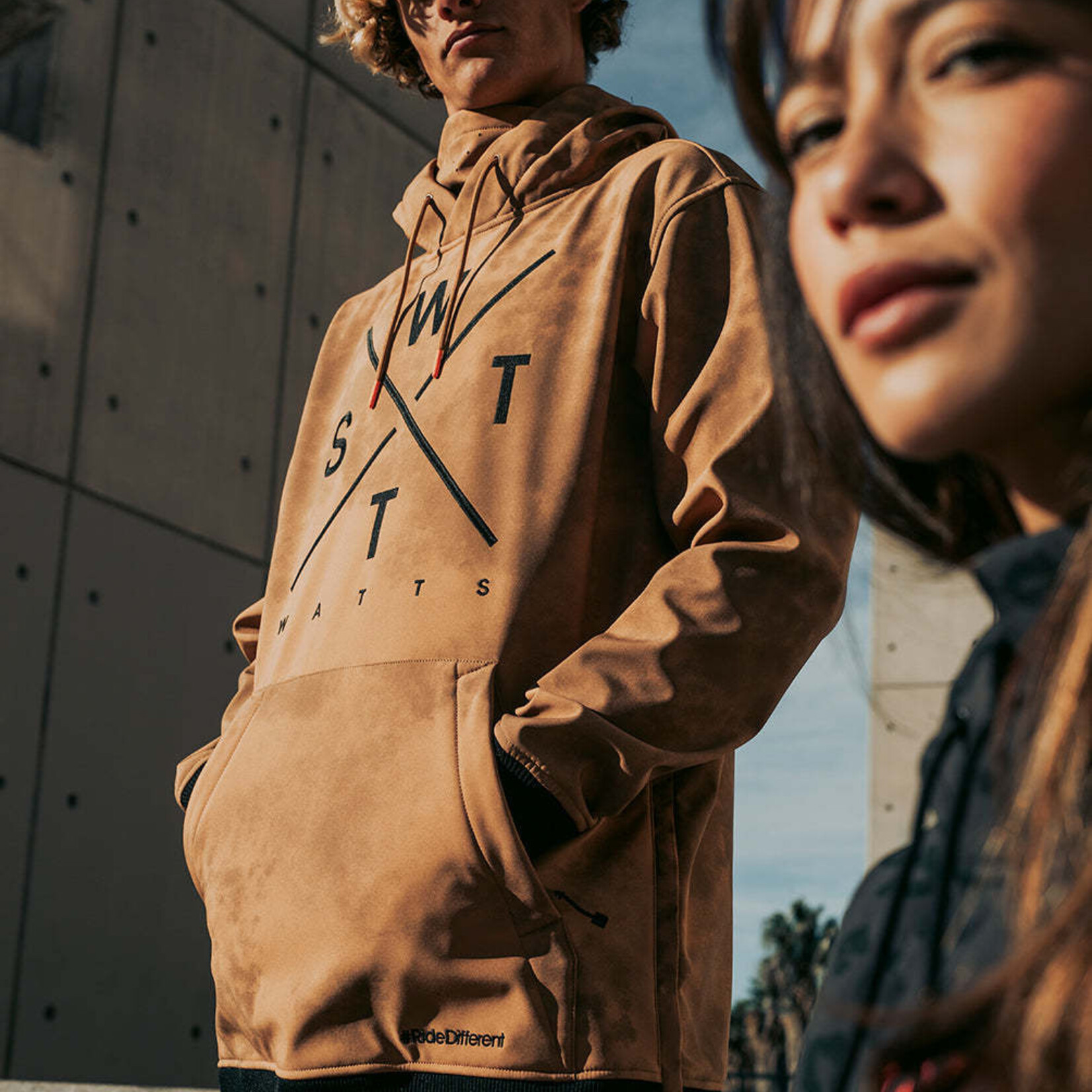 Watts ORBITAL - ACID WASH BROWN - Veste snow - WATTS