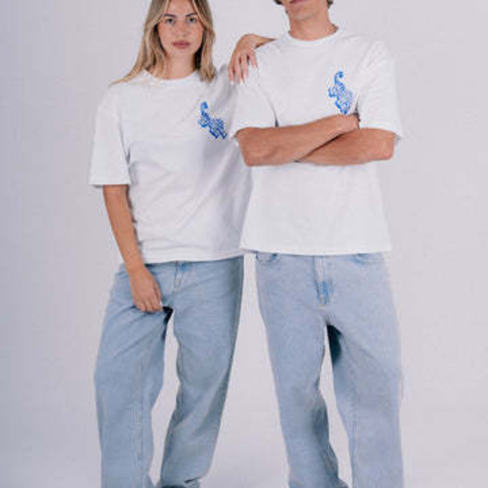 Homeboy x-tra BAGGY Denim MOON - Pantalon - HOMEBOY