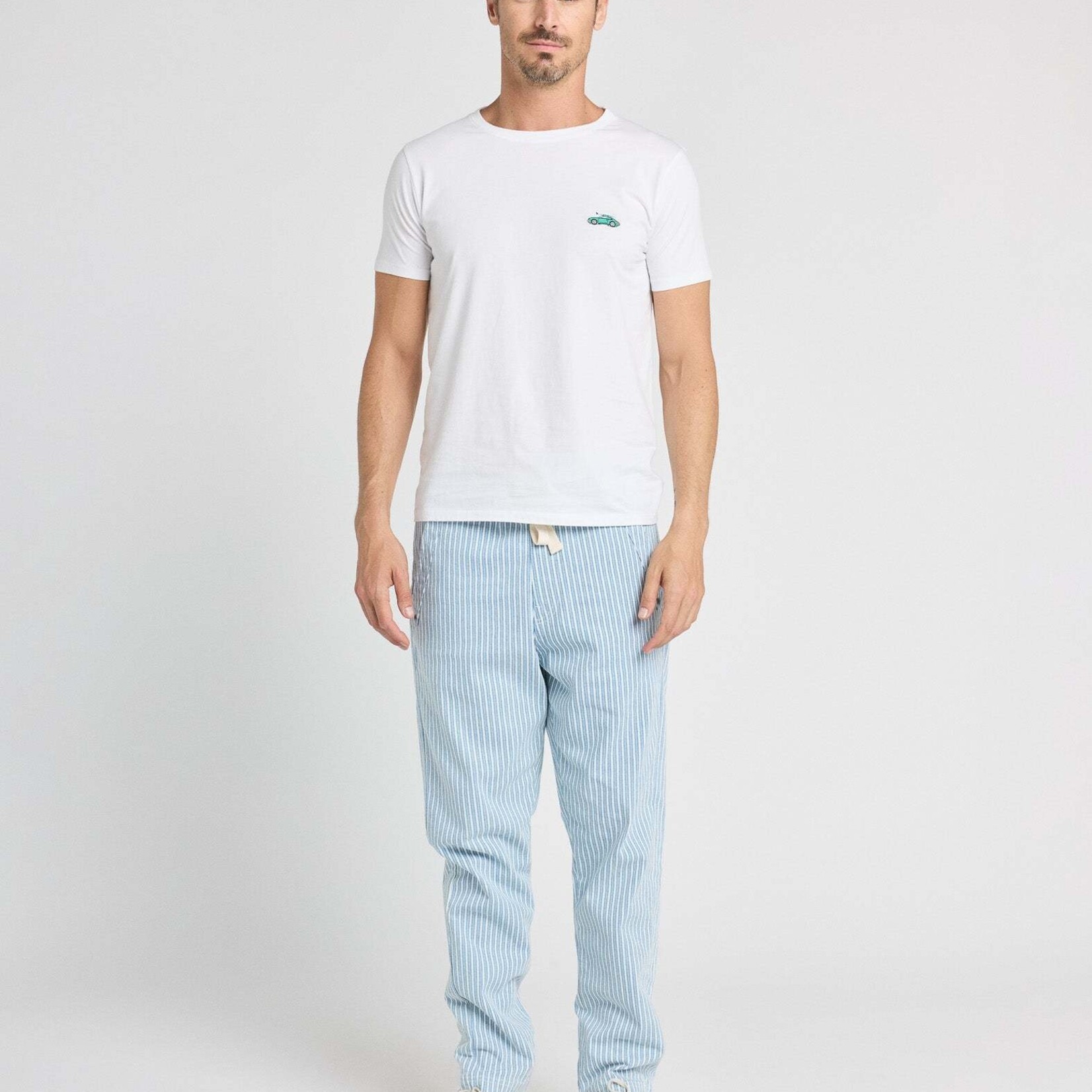 Pullin DENING BEACH STRIPE - Pantalon - PULLIN