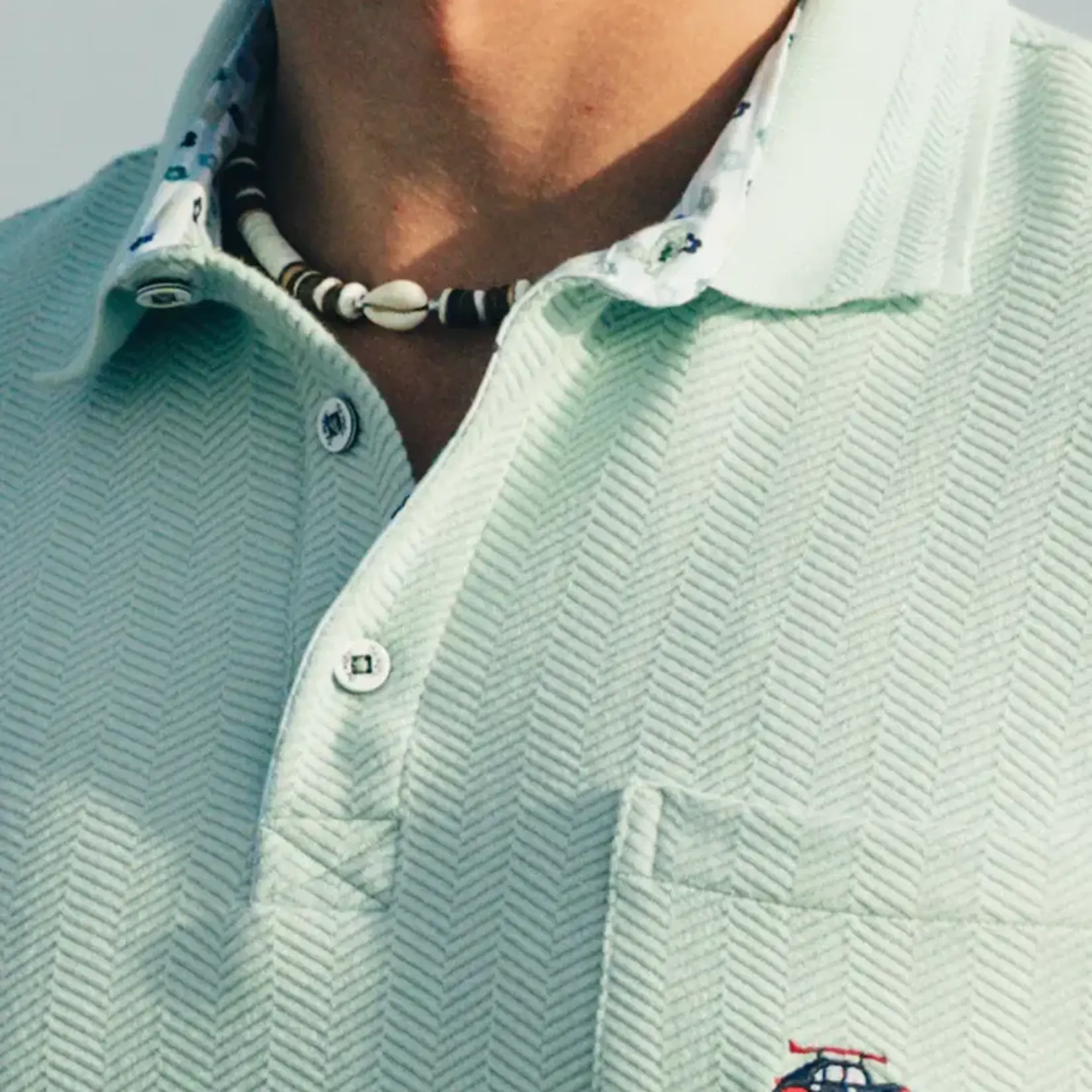 The Surfcar Polo turquoise - THE SURFCAR