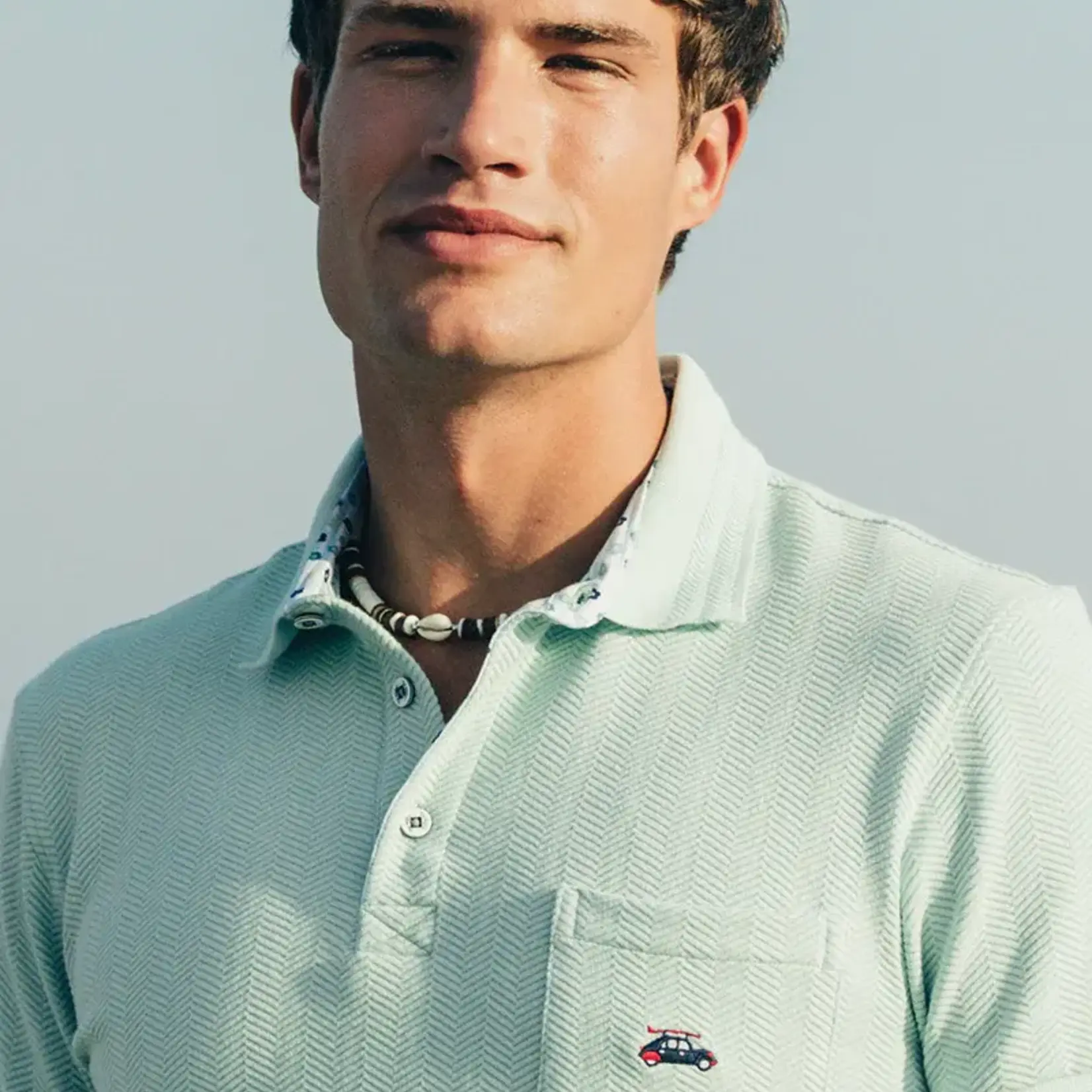 The Surfcar Polo turquoise - THE SURFCAR