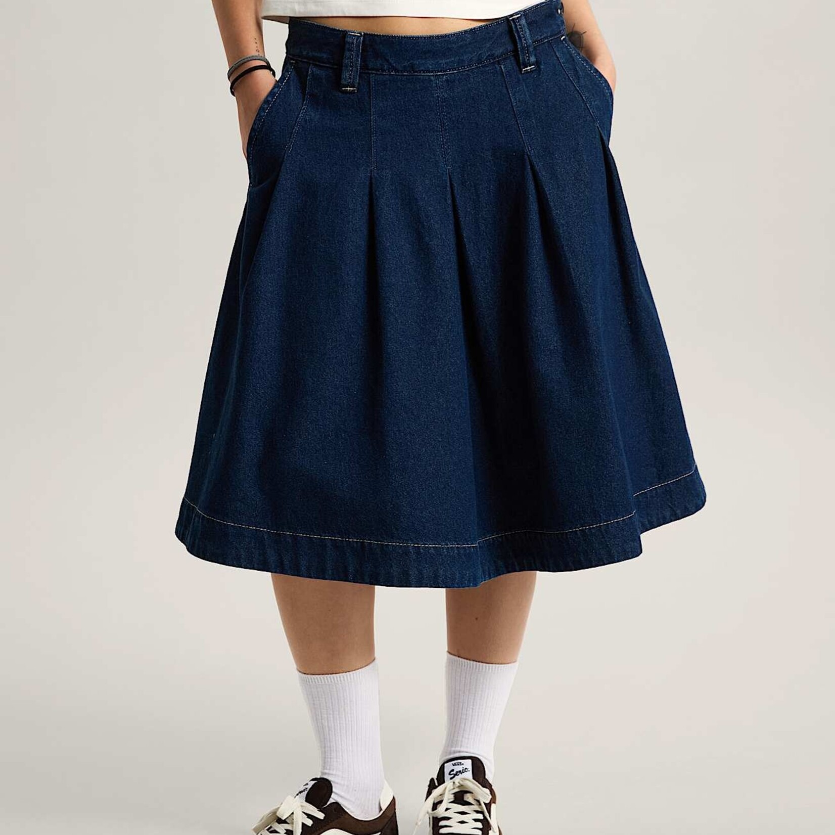 Vans Authentic Chino Denim S Dark Rins - Jupe - VANS