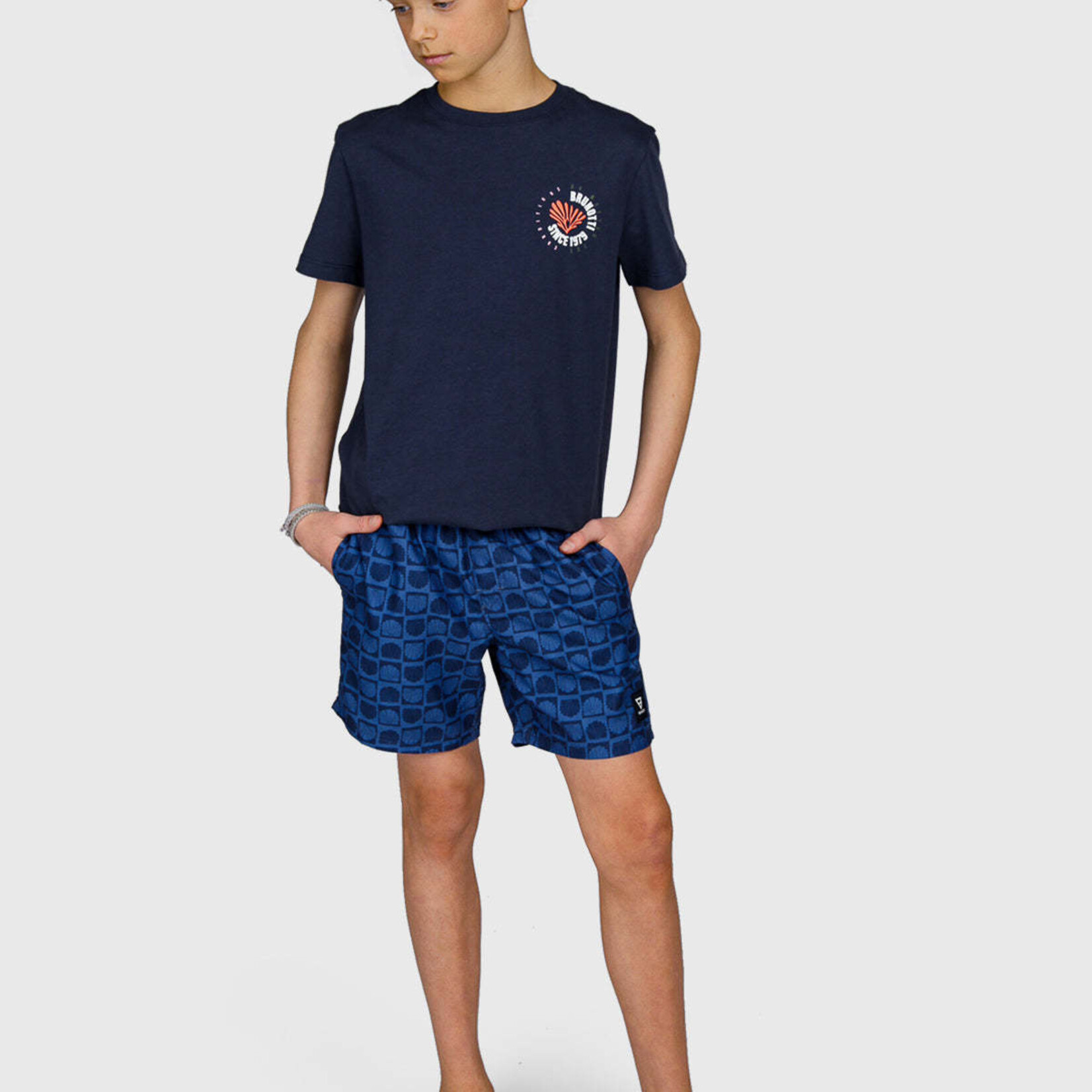 Brunotti Cestery  Mini Boys Swim Shorts Indigo Blue - BRUNOTTI