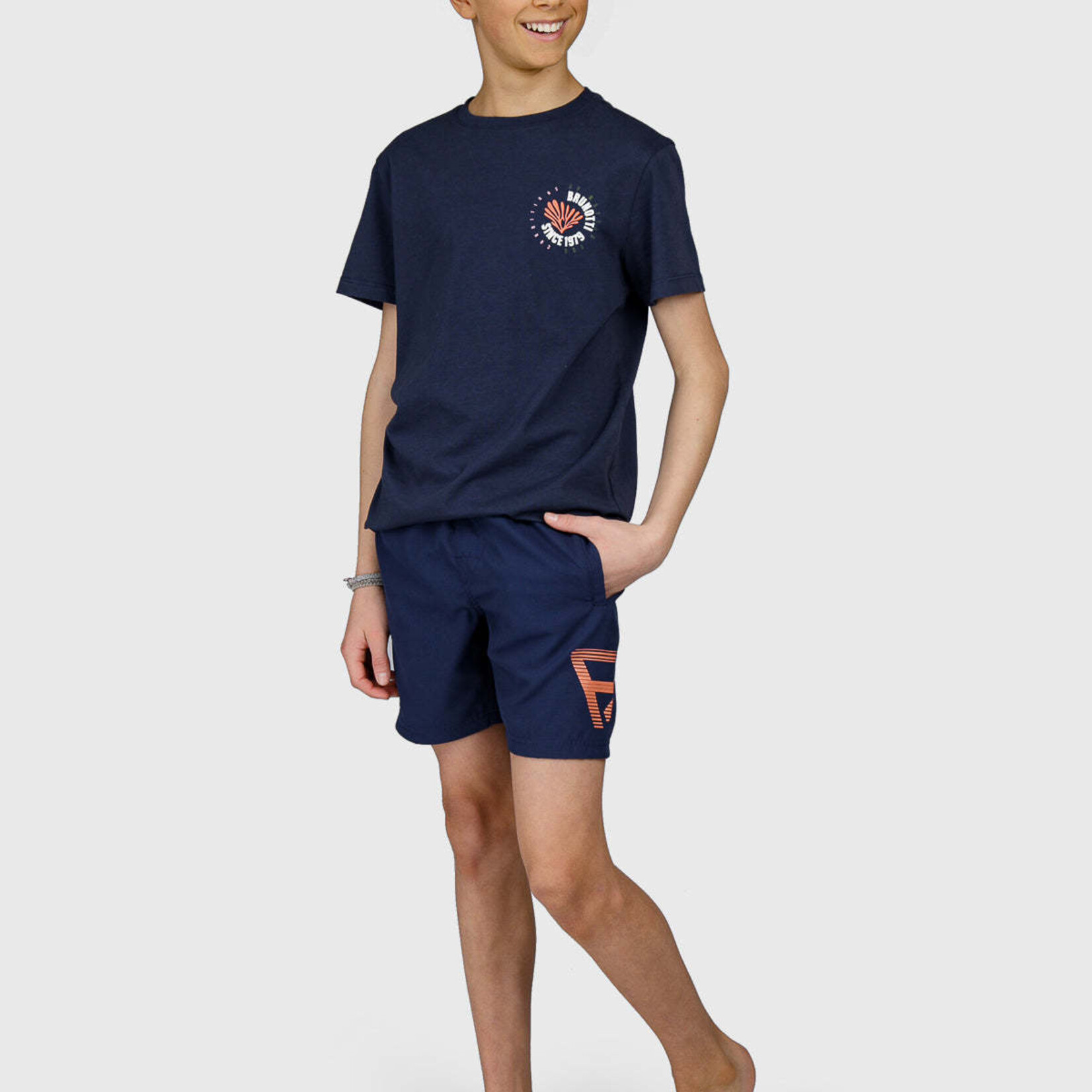 Brunotti Cestery Boys Swim Shorts Indigo Blue -BRUNOTTI