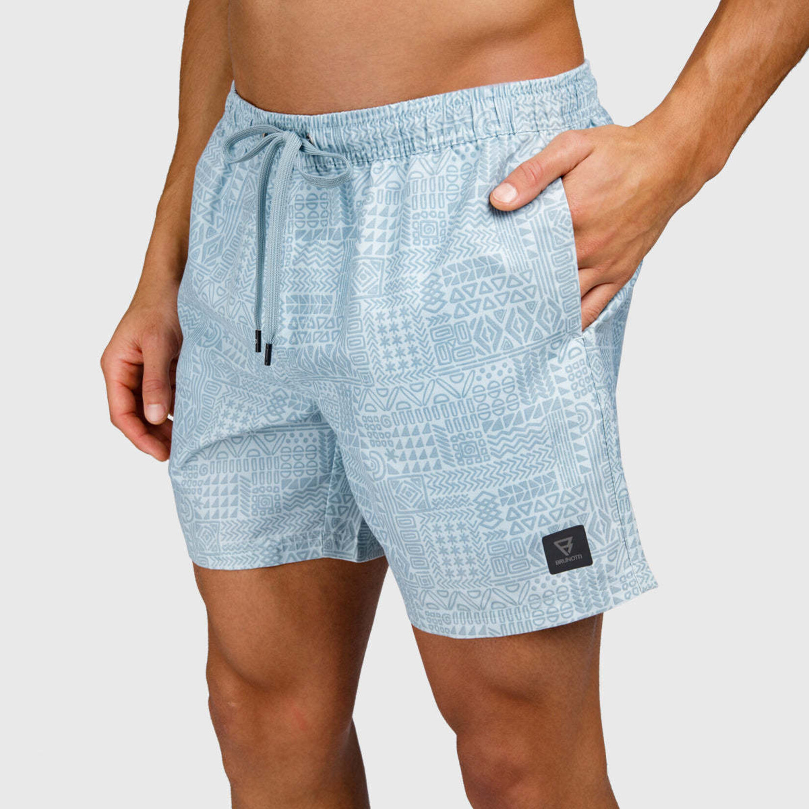 Brunotti Helios-Print Men Swim Shorts - BRUNOTTI