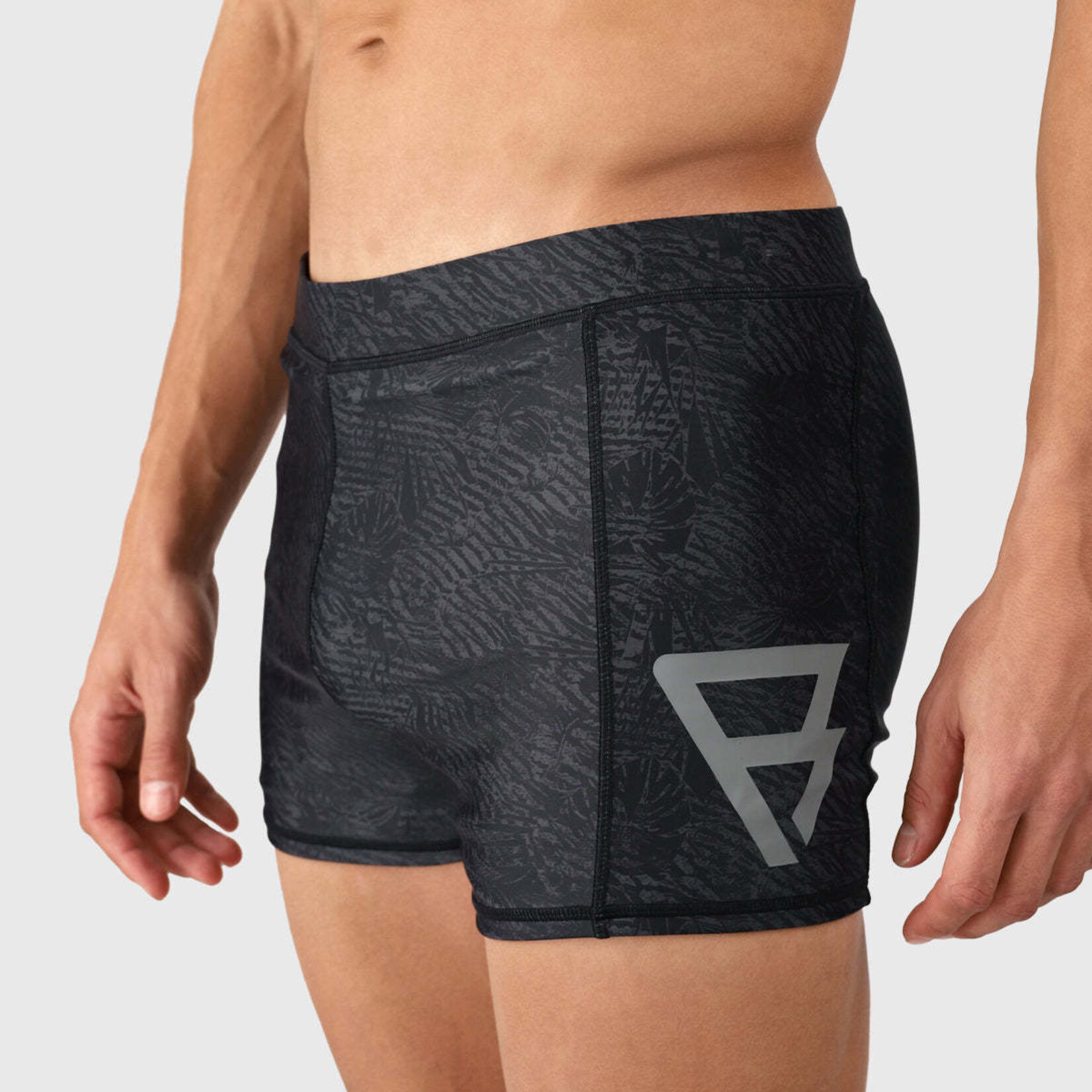 Brunotti Samier-Print Men Swim Trunks Black - Brunotti