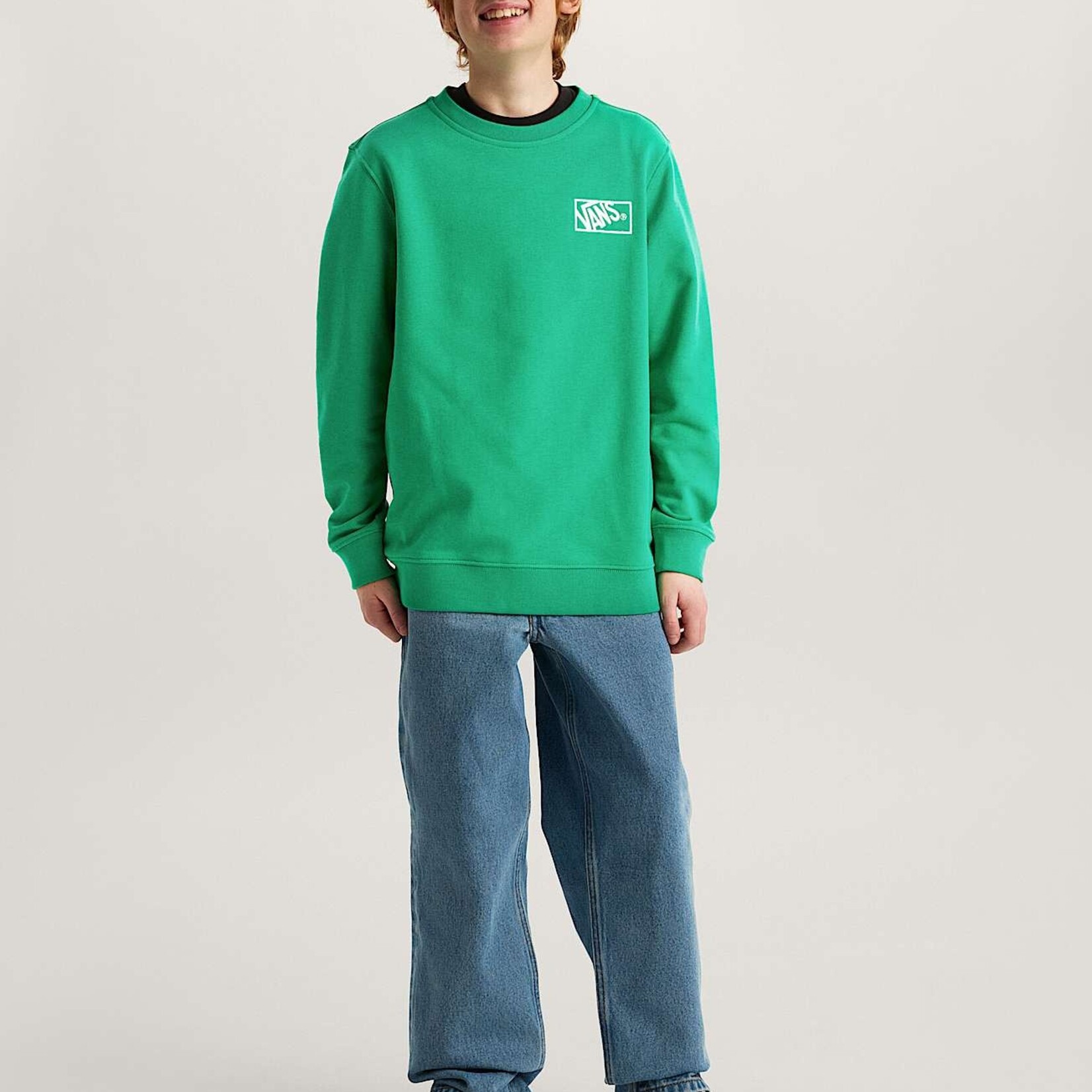 Vans BY BLOCKED BOX CREW - Sweat kids - VANS