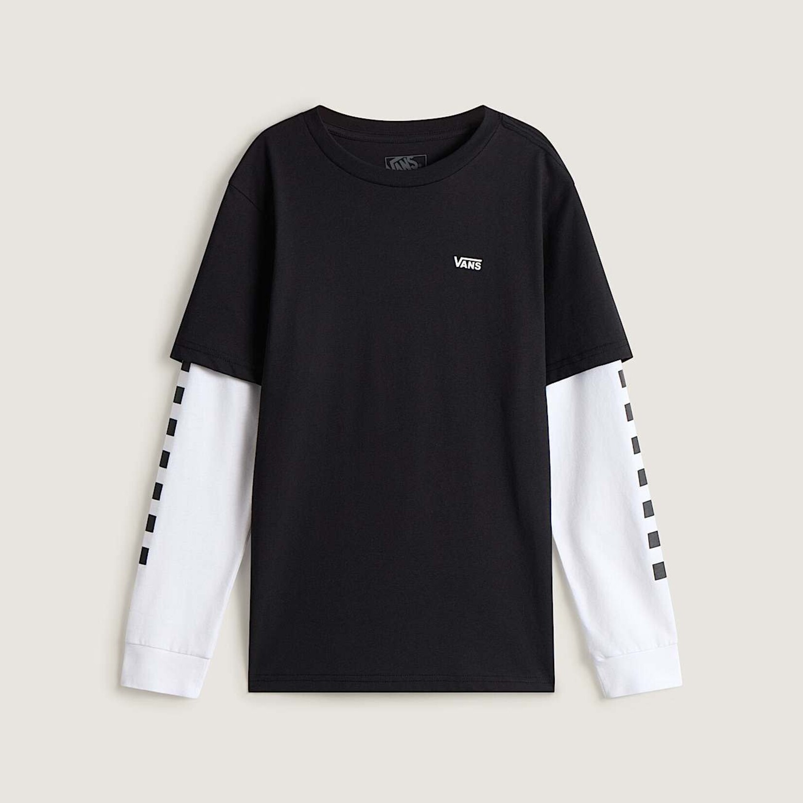 Vans LONG CHECK TWOFER -Tshirt Kids - VANS