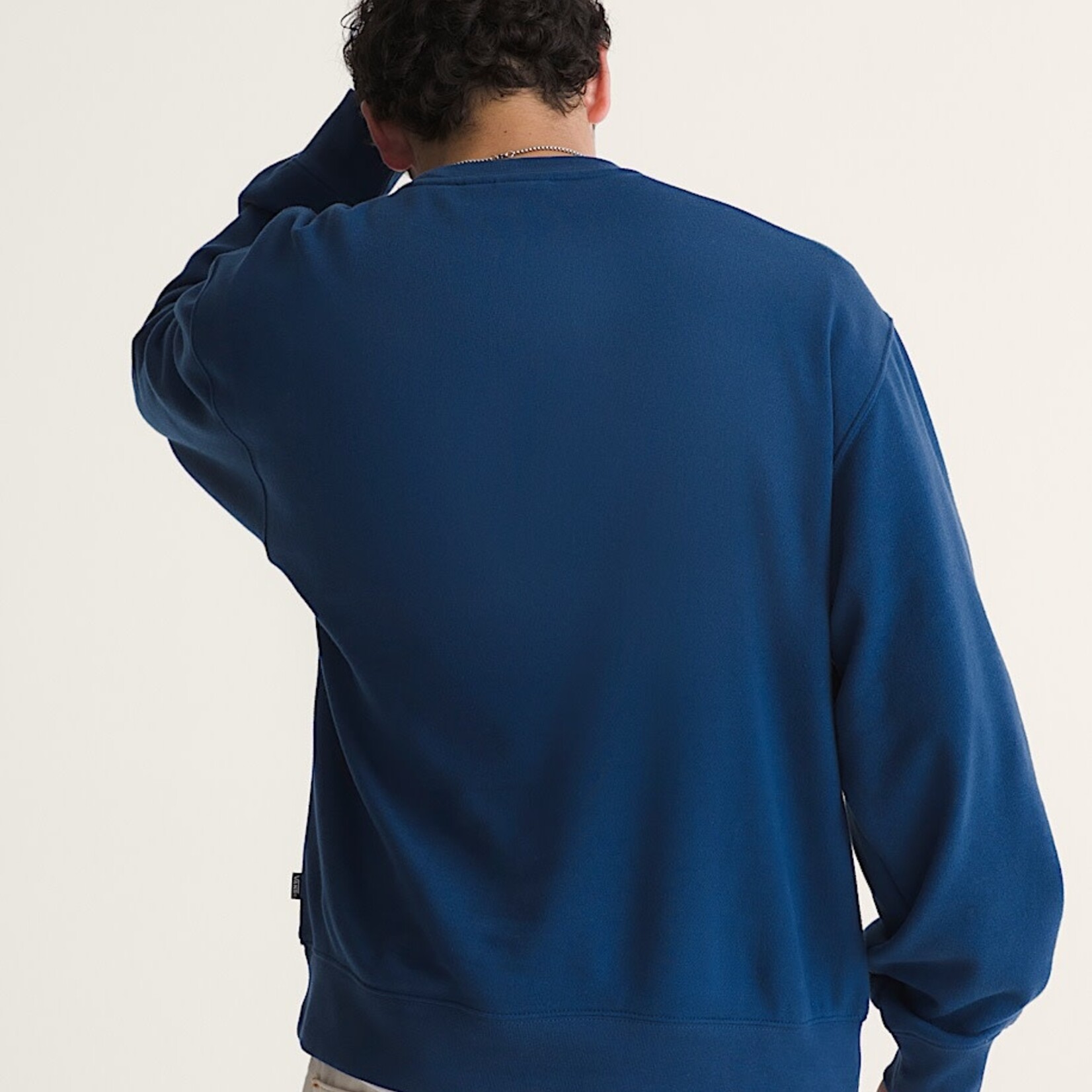 Vans Stretch Logo Crew Deep Indigo/Fla - VANS