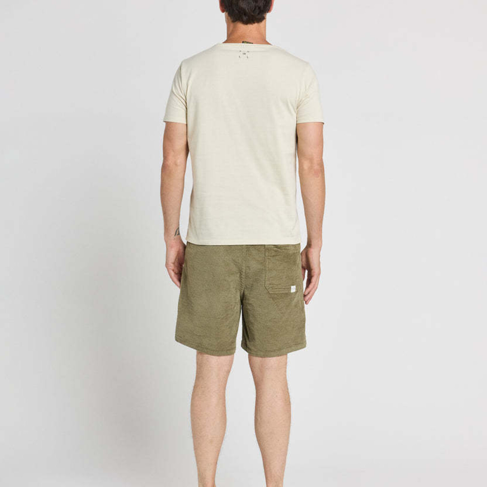 Pullin Short Loose Velours Green -PULLIN