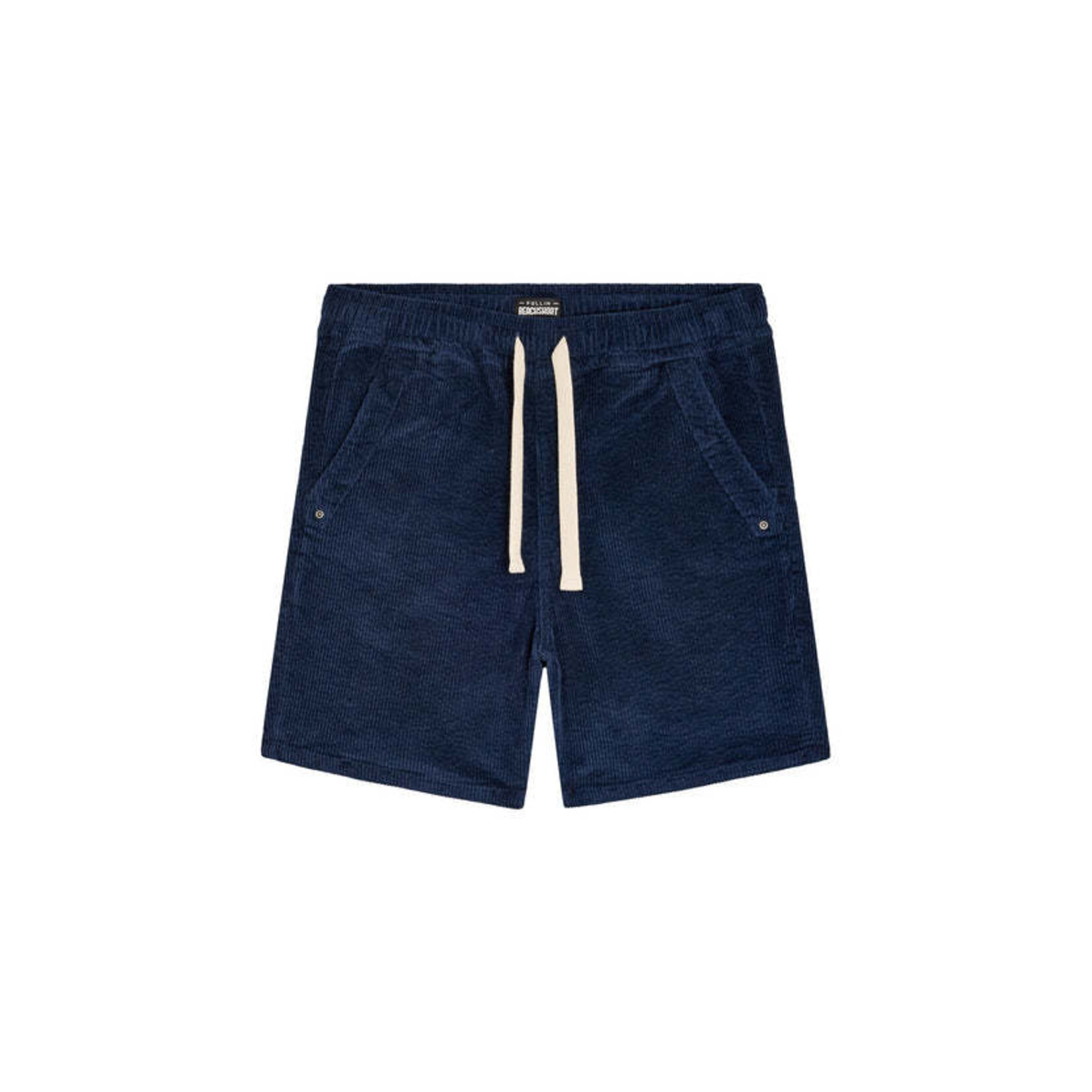 Pullin Short Loose Velours Navi - PULLIN