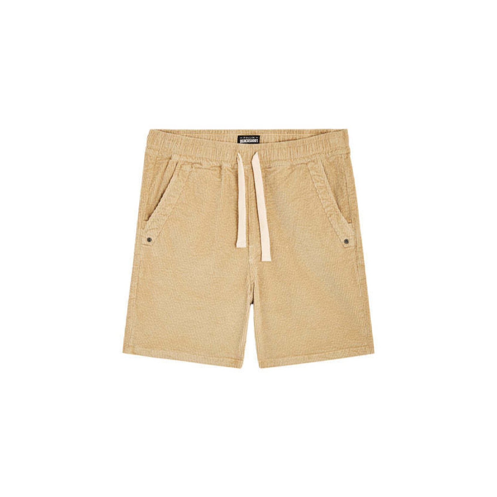 Pullin Short Loose Velours Beige - PULLIN