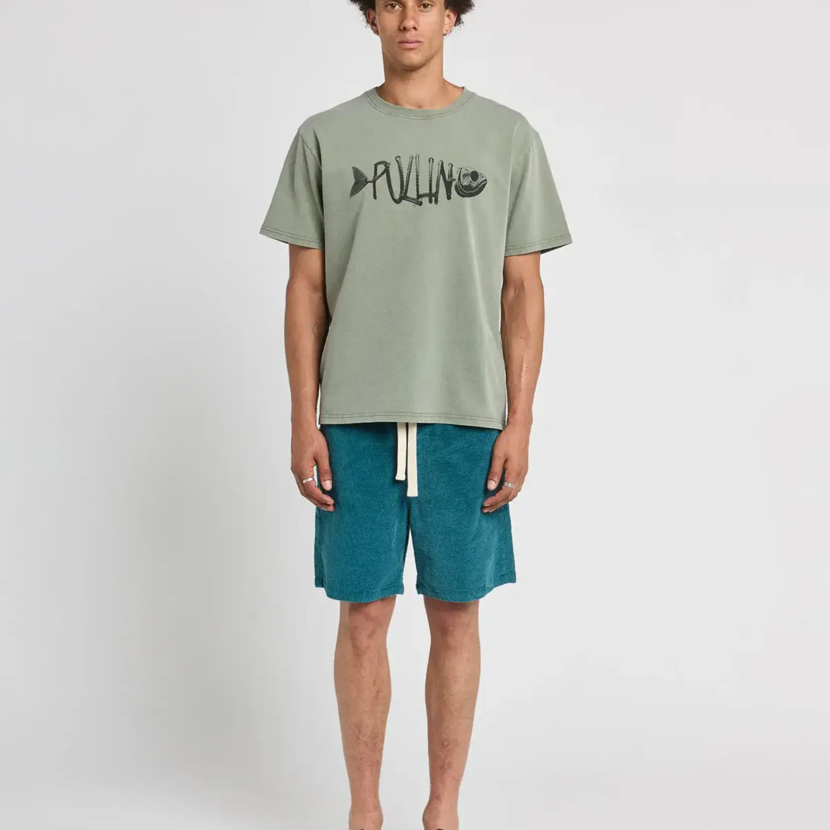Pullin Short Loose Velours Duck -PULLIN