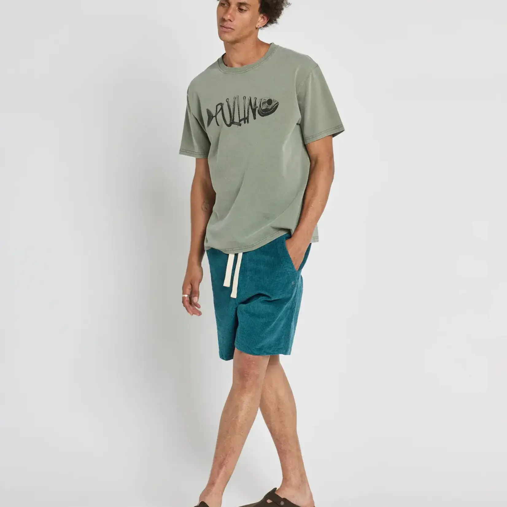 Pullin Short Loose Velours Duck -PULLIN