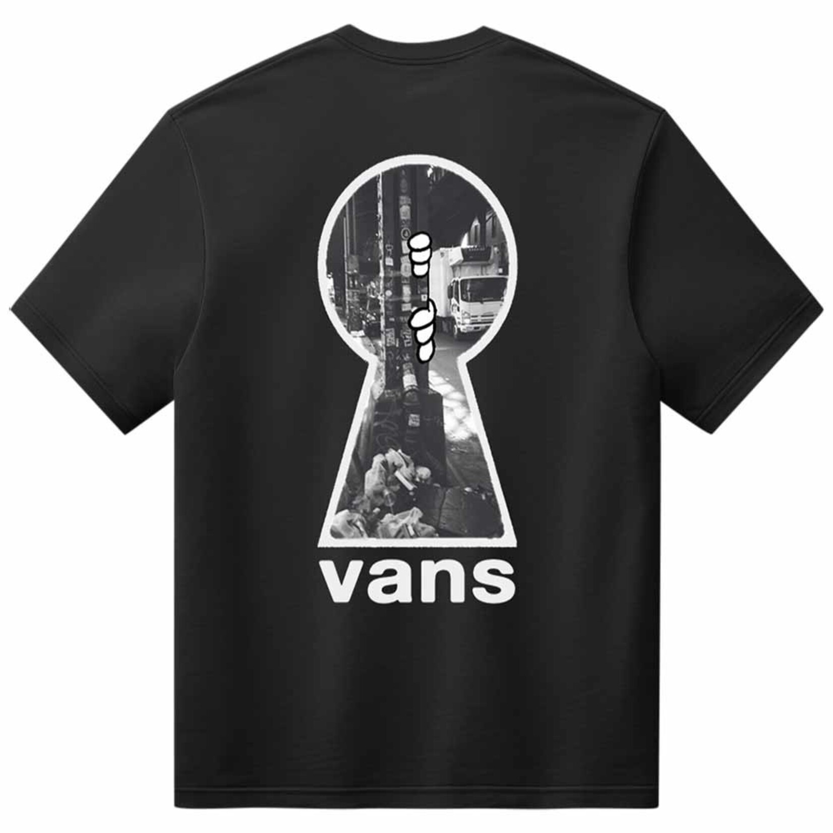 Vans KEYHOLE CLASSIC SS TEE - VANS
