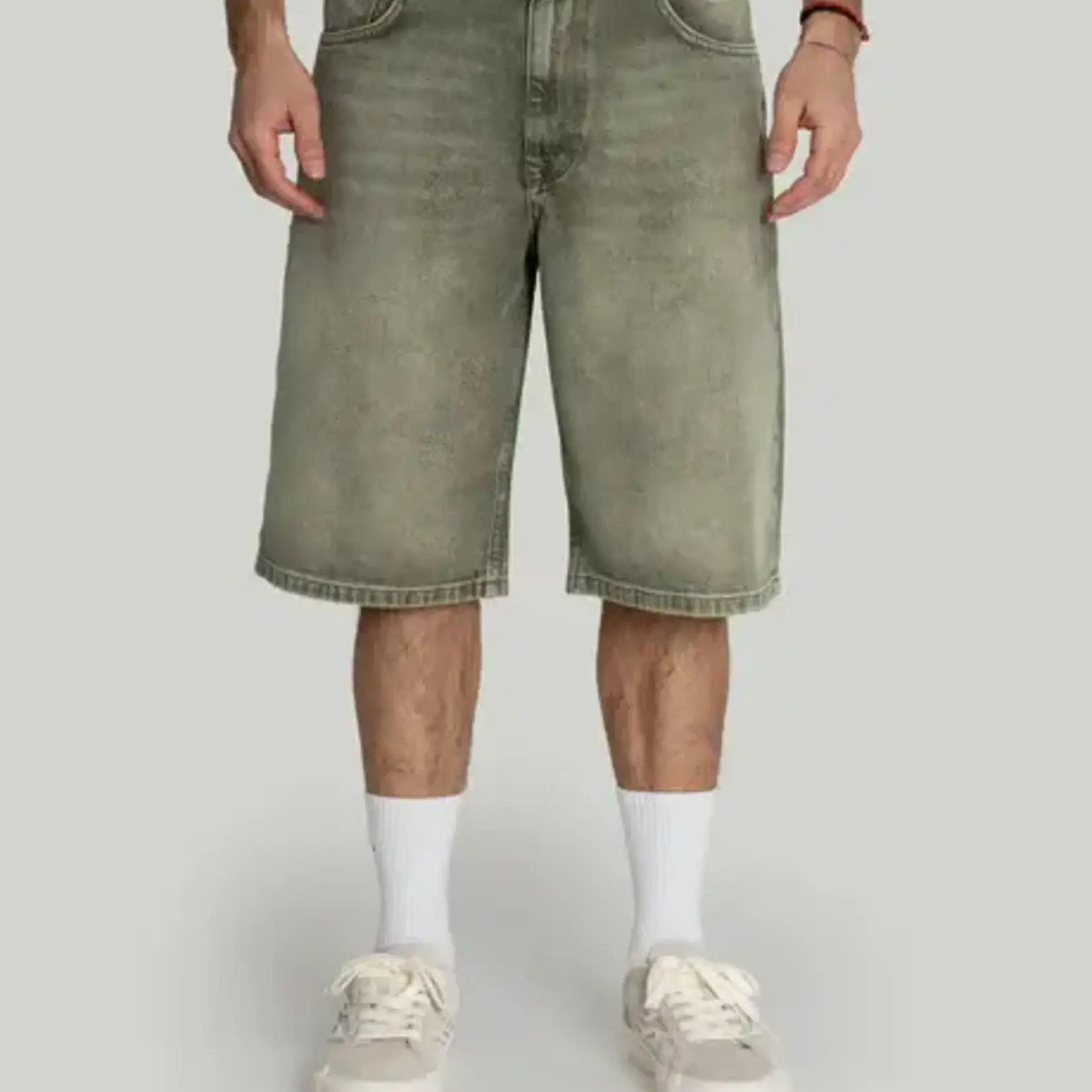 Homeboy x-tra BAGGY Dye Denim SHORTS -HOMEBOY