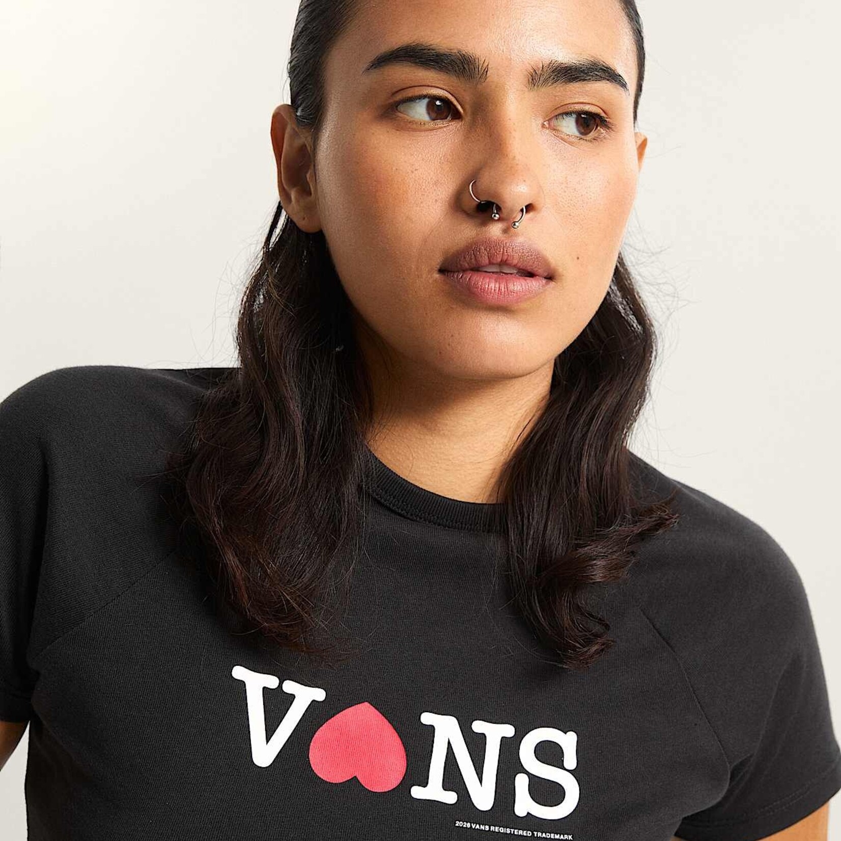 Vans SOUVENIR BABY TEE - Tshirt - VANS
