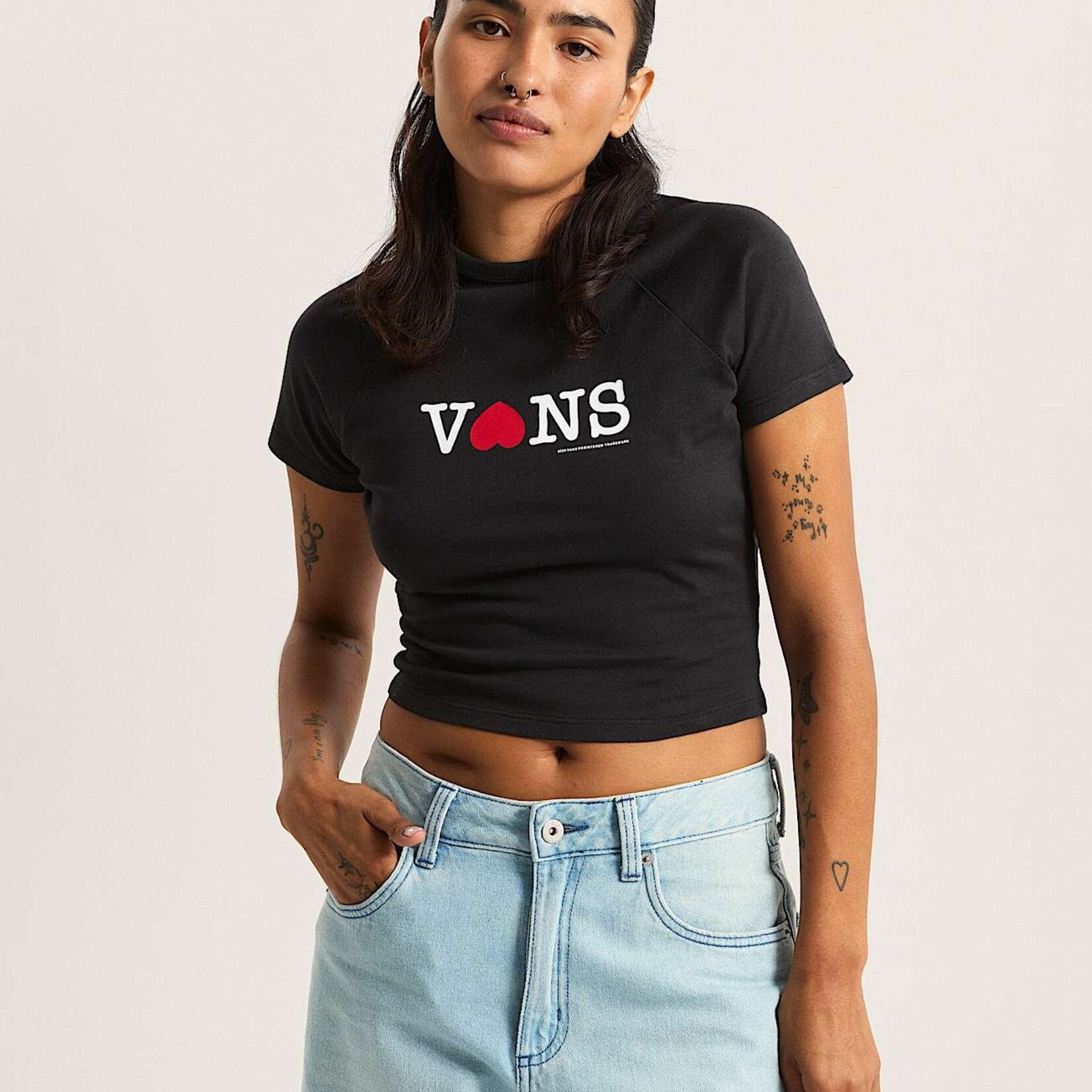 Vans SOUVENIR BABY TEE - Tshirt - VANS