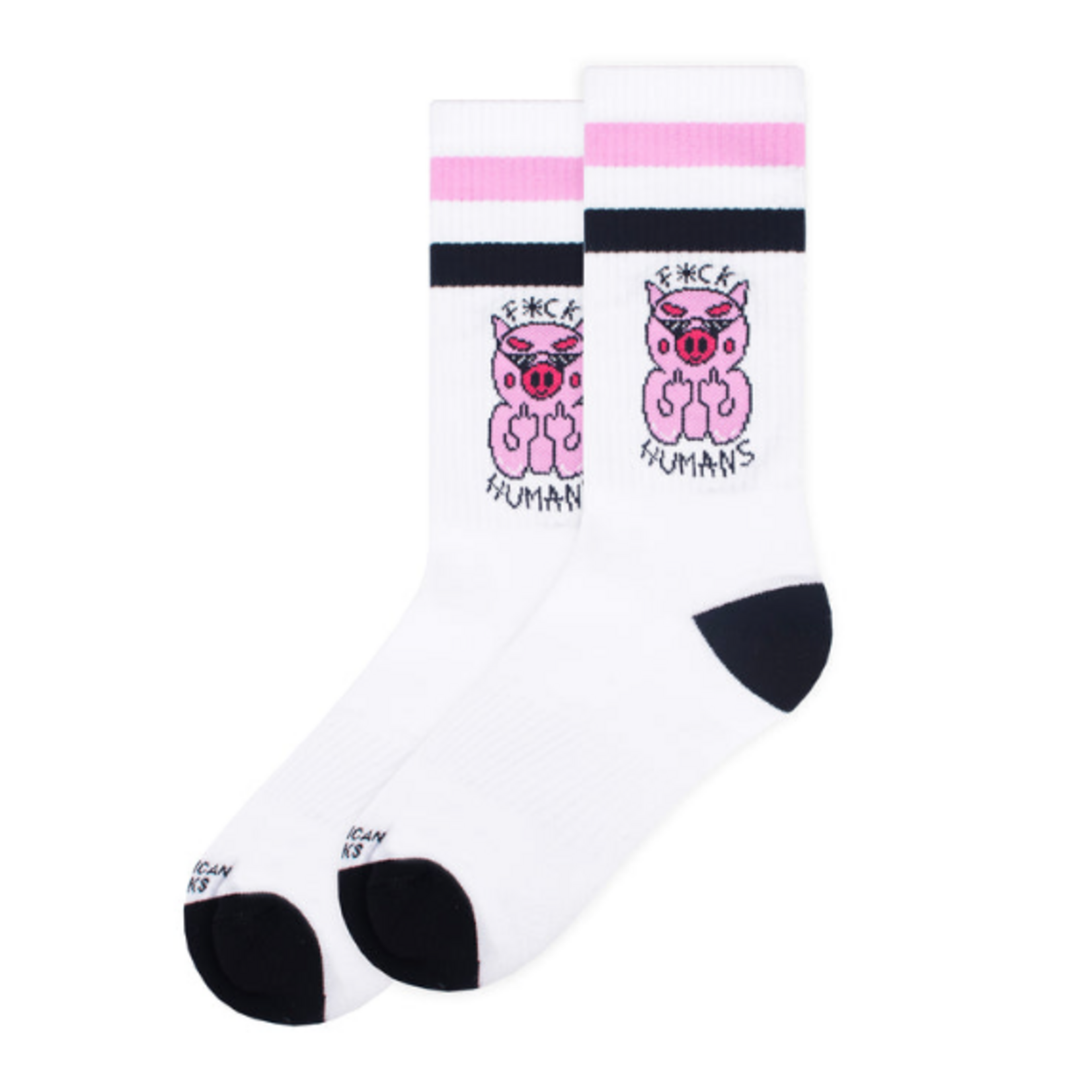 American SOCKS F*CK HUMANS - Mid High - AMERICAN SOCKS
