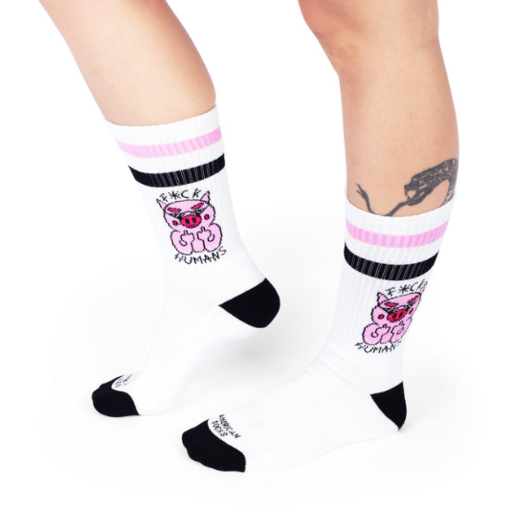 American SOCKS F*CK HUMANS - Mid High - AMERICAN SOCKS