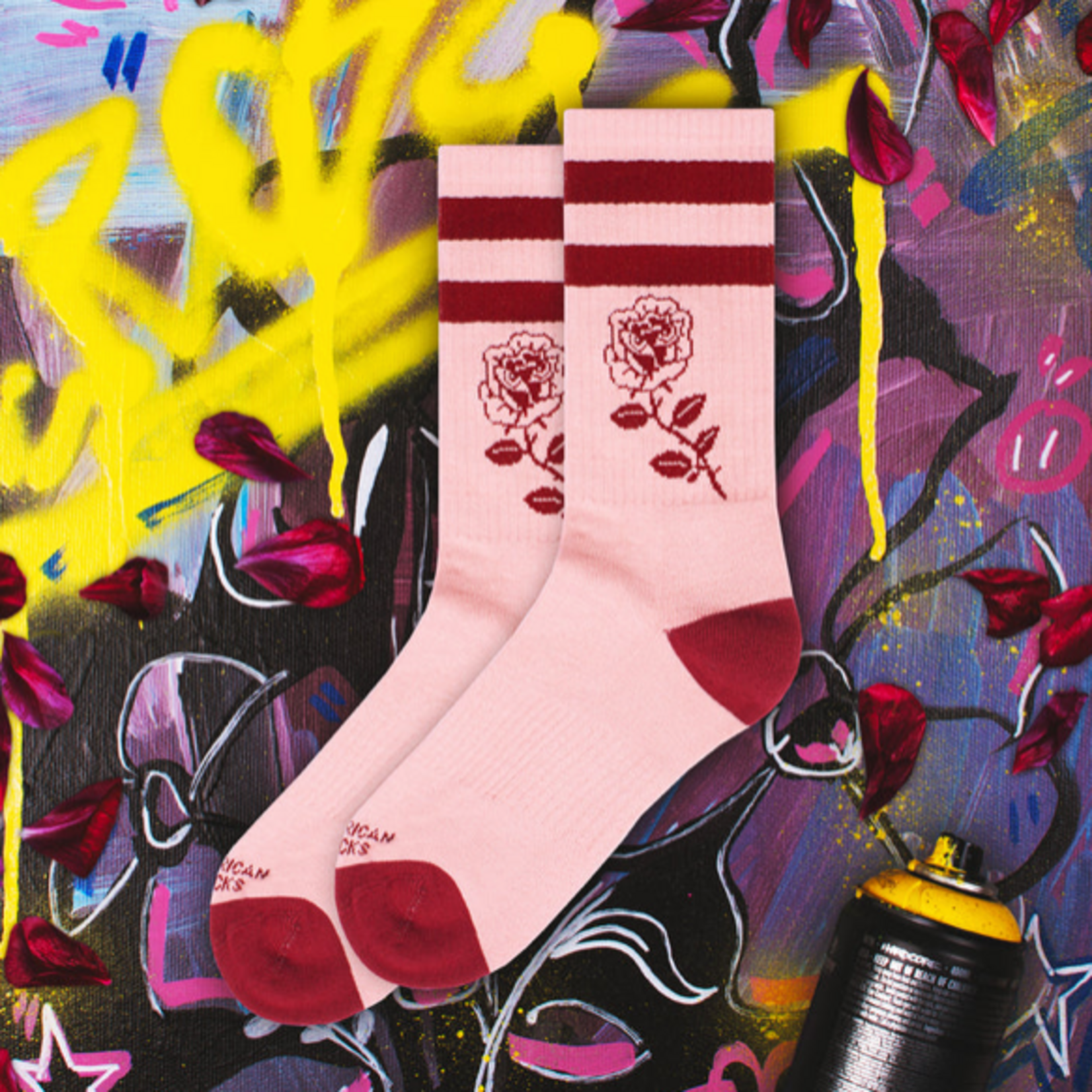 American SOCKS ROSE - Mid High - AMERICAN SOCKS