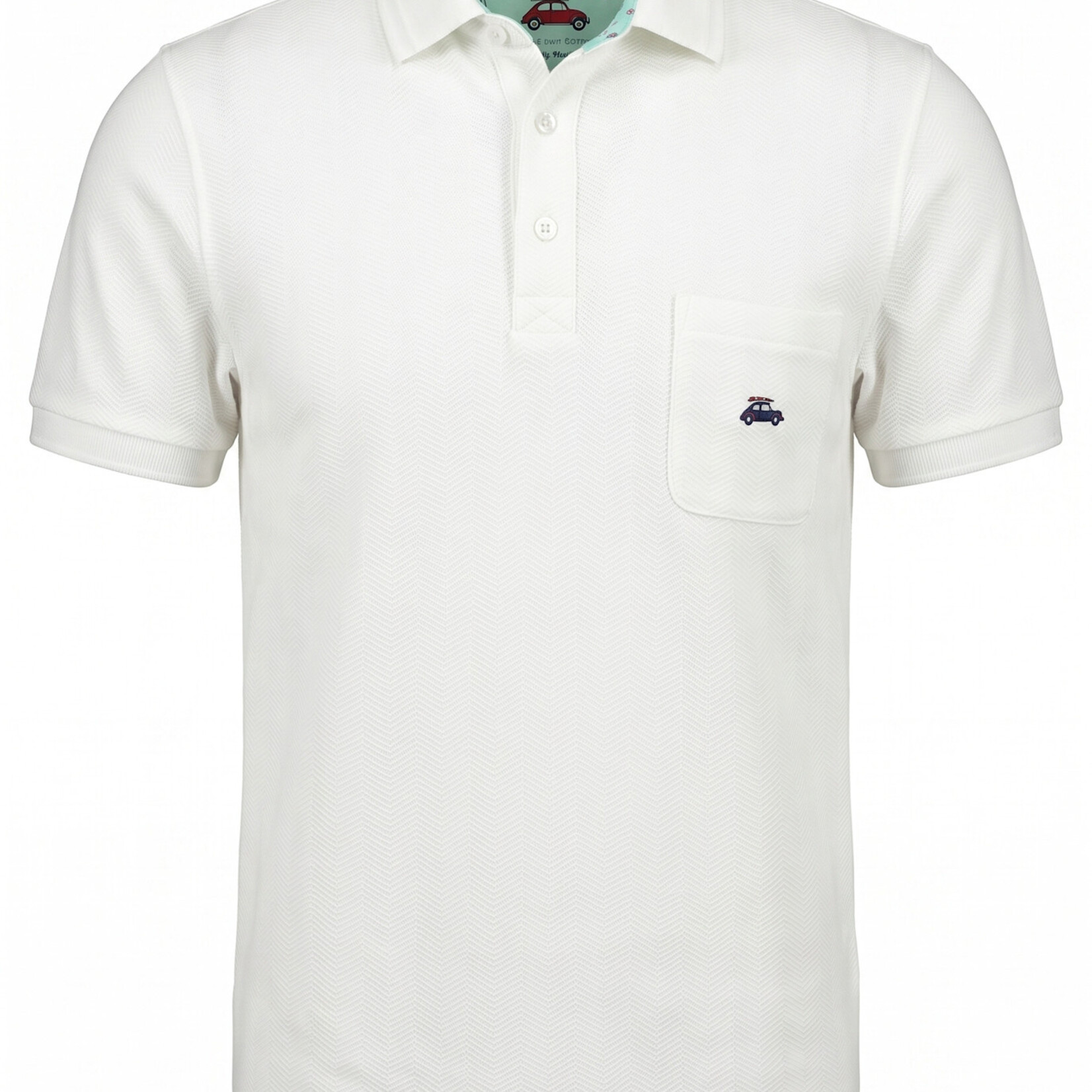 The Surfcar Polo  Blanc - THE SURFCAR