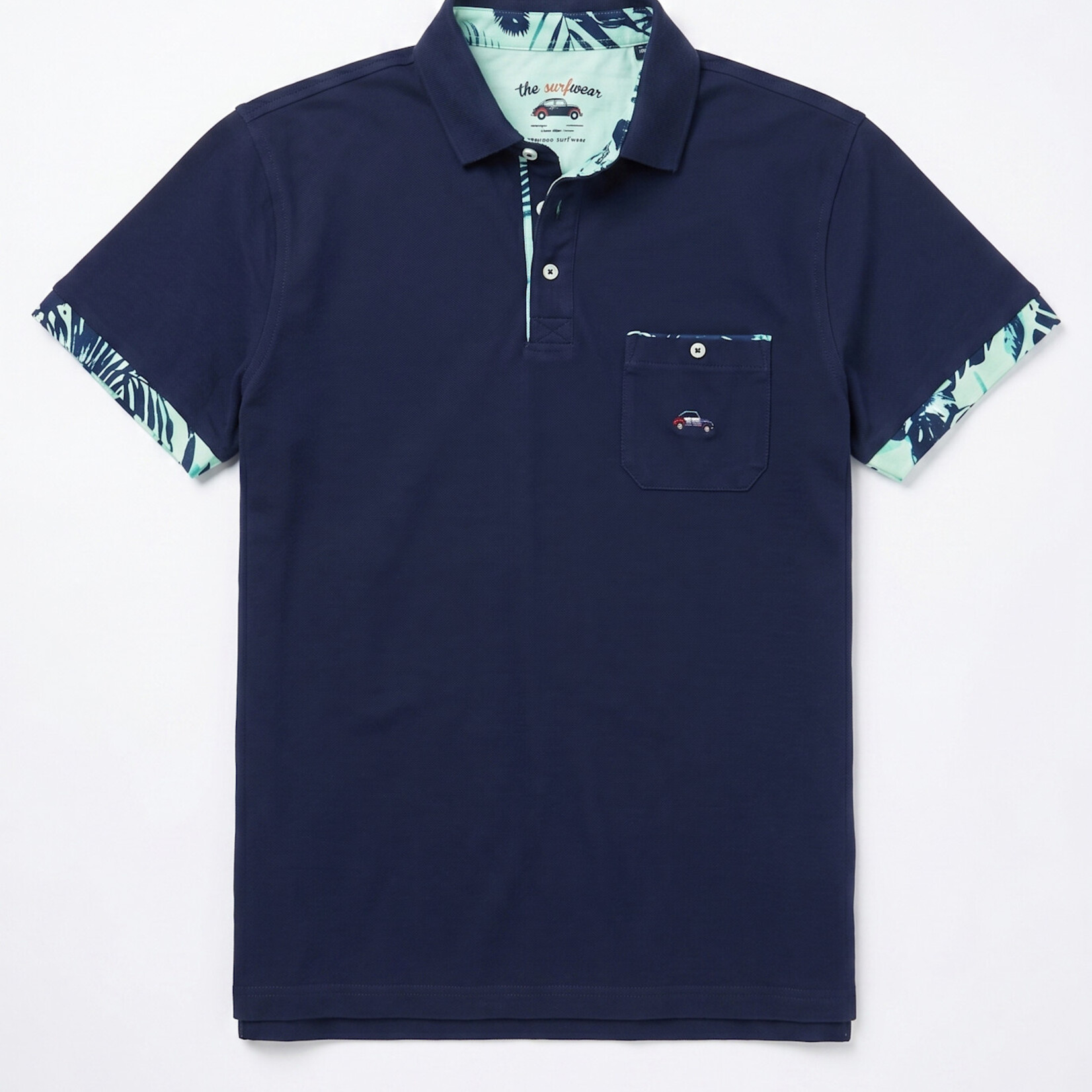 The Surfcar Polo  Bleu marine - THE SURFCAR