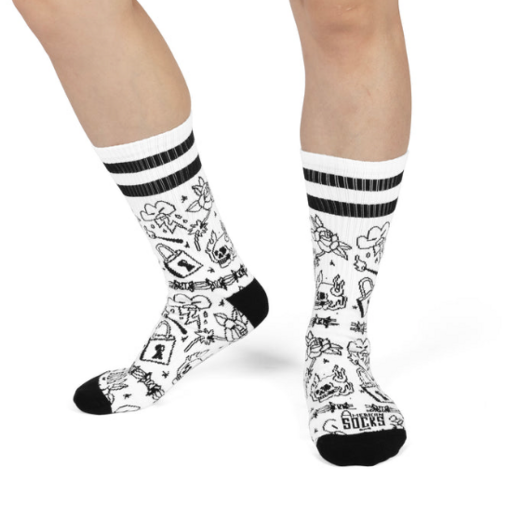 American SOCKS Burning Rage - Mid High - AMERICAN SOCKS