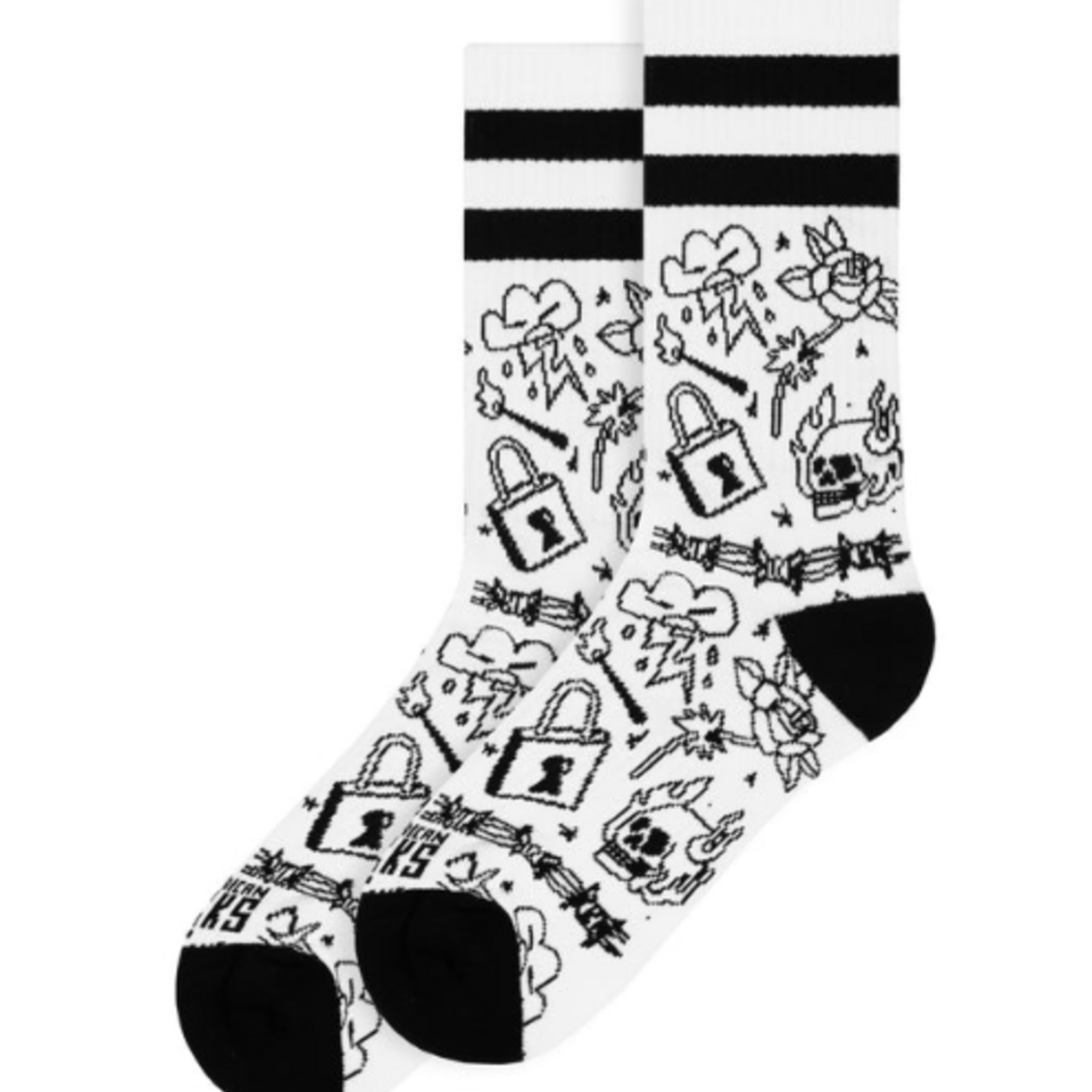 American SOCKS Burning Rage - Mid High - AMERICAN SOCKS