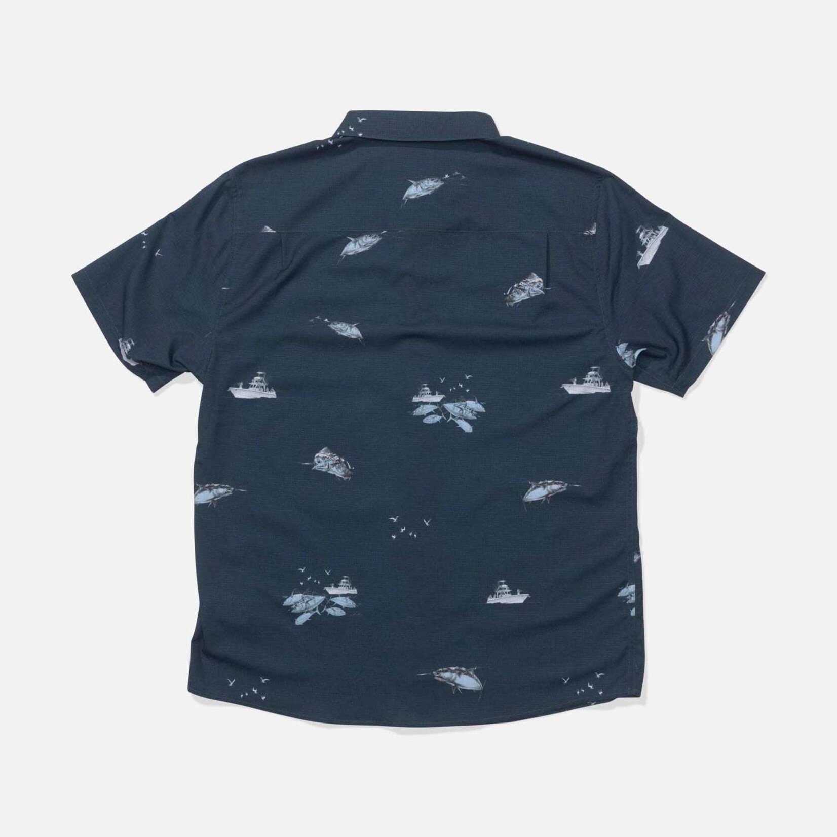 Salty Crew BREEZER PERF BUTTON UP - Chemise - SALTY CREW - MIDNIGHT NAVY