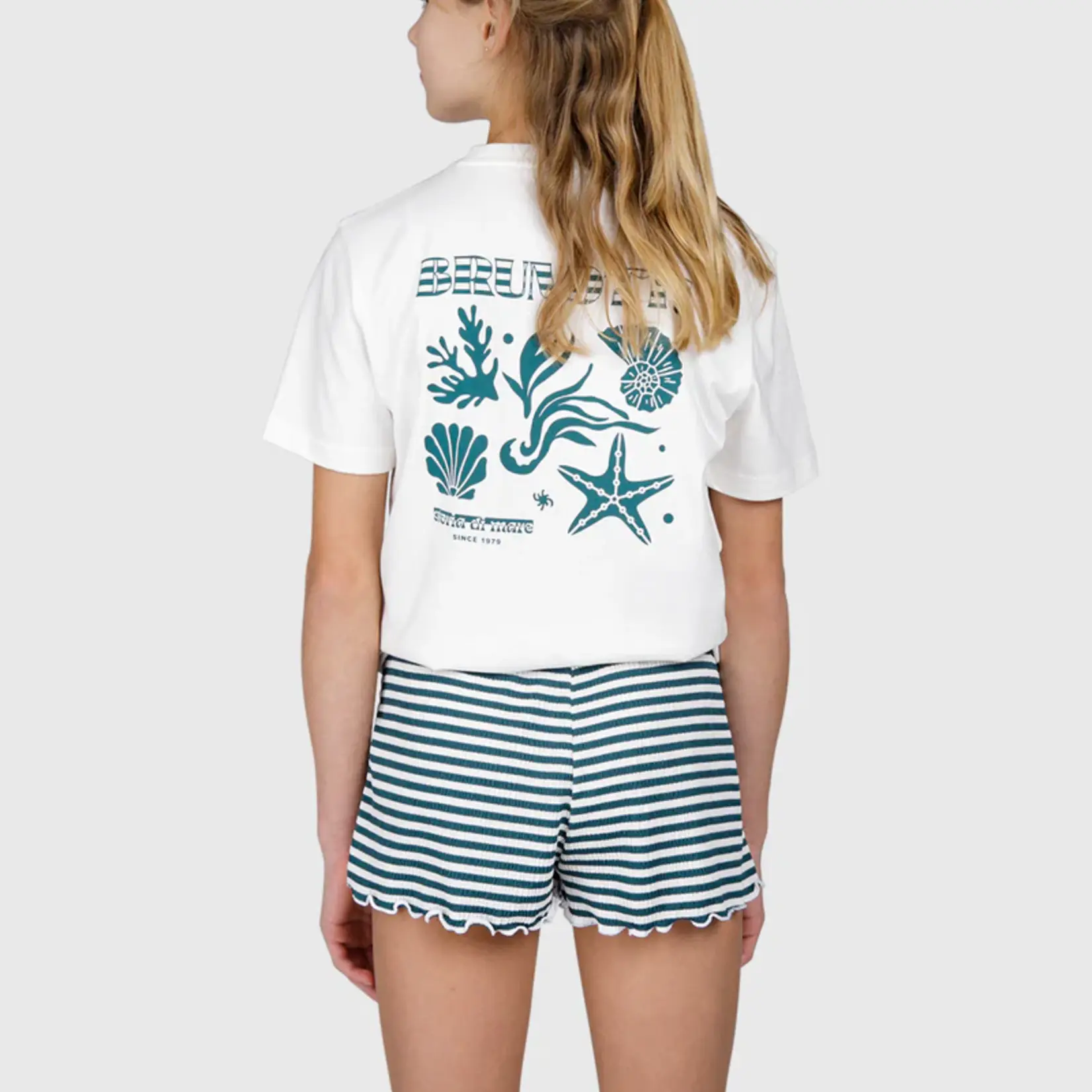 Brunotti Tikkay-Stripe Girls Swim Shorts - BRUNOTTI