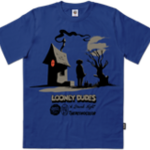 The Dudes Looney Dudes - classic t-shirt premium - Haunted Indigo - The DUDES
