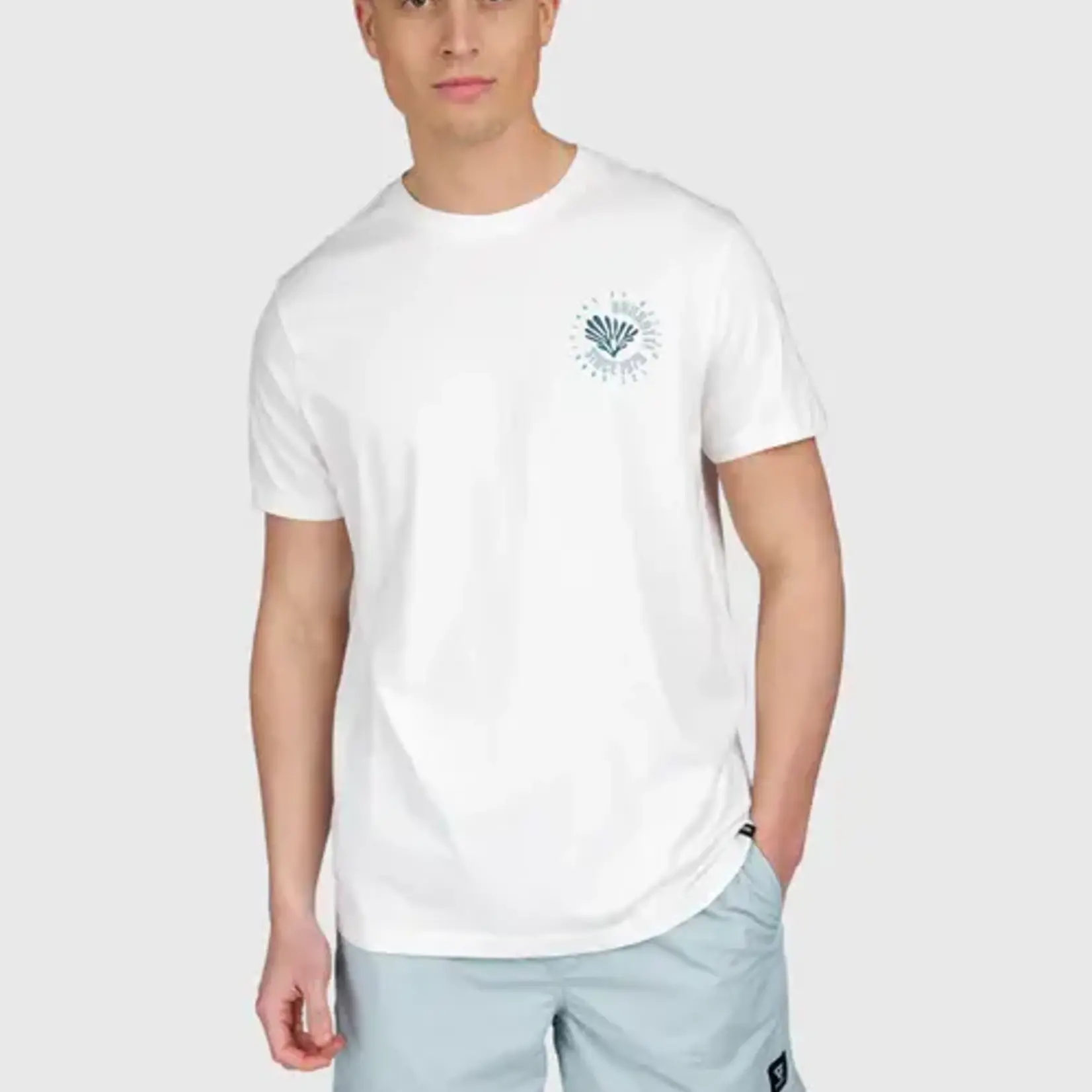 Brunotti Craigly Men T-shirt - Snow - BRUNOTTI