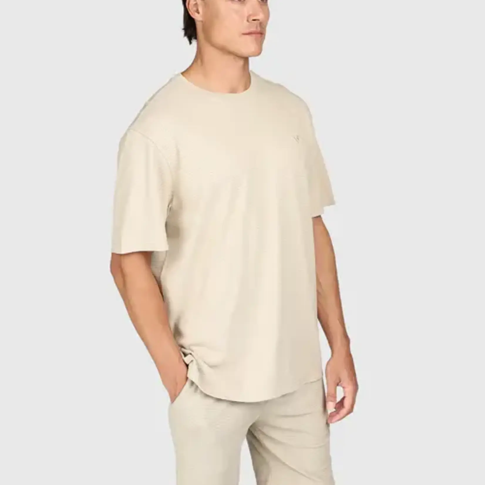 Brunotti Dozan Men T-Shirt - Feather Grey-BRUNOTTI