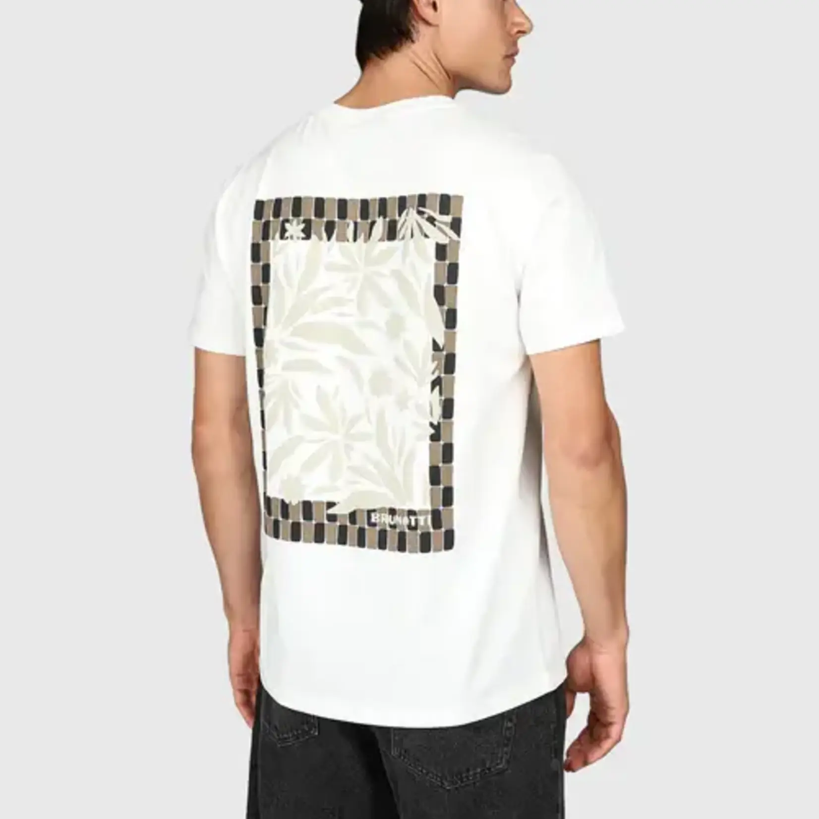 Brunotti Pietros Men T-shirt - Snow - BRUNOTTI