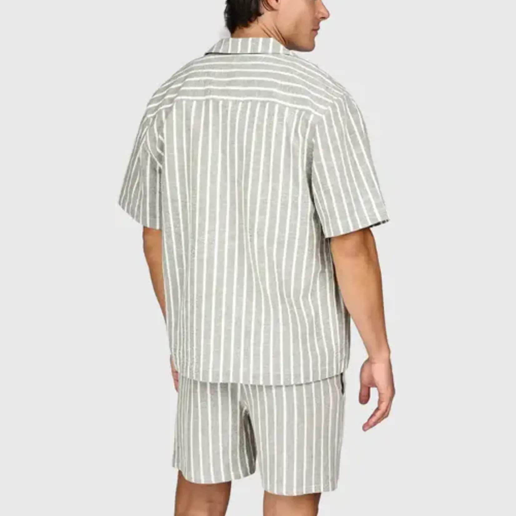 Brunotti Sanni-Stripe Men Shirt - Snow - BRUNOTTI