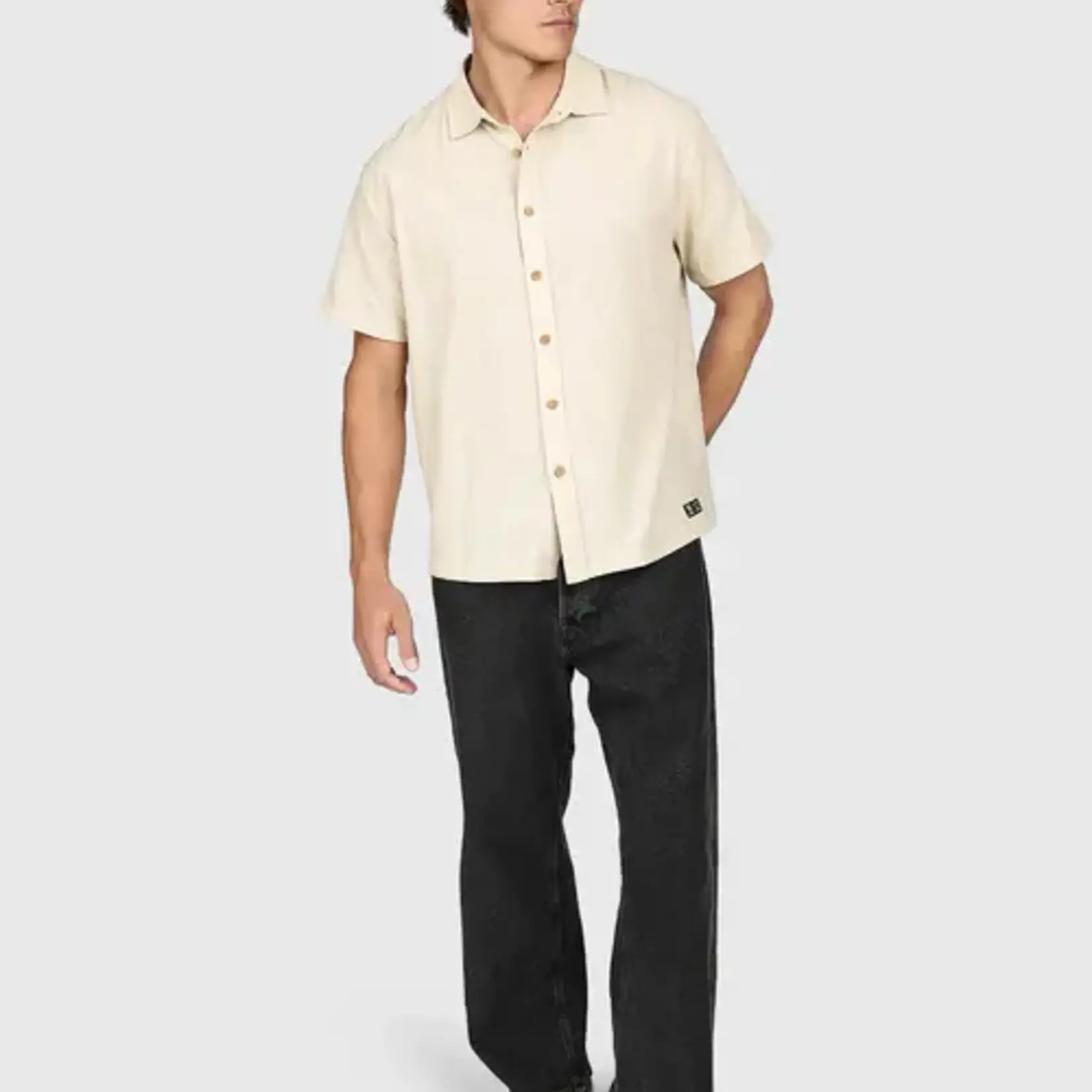 Brunotti Sirrak Men Shirt - Feather Grey - BRUNOTTI