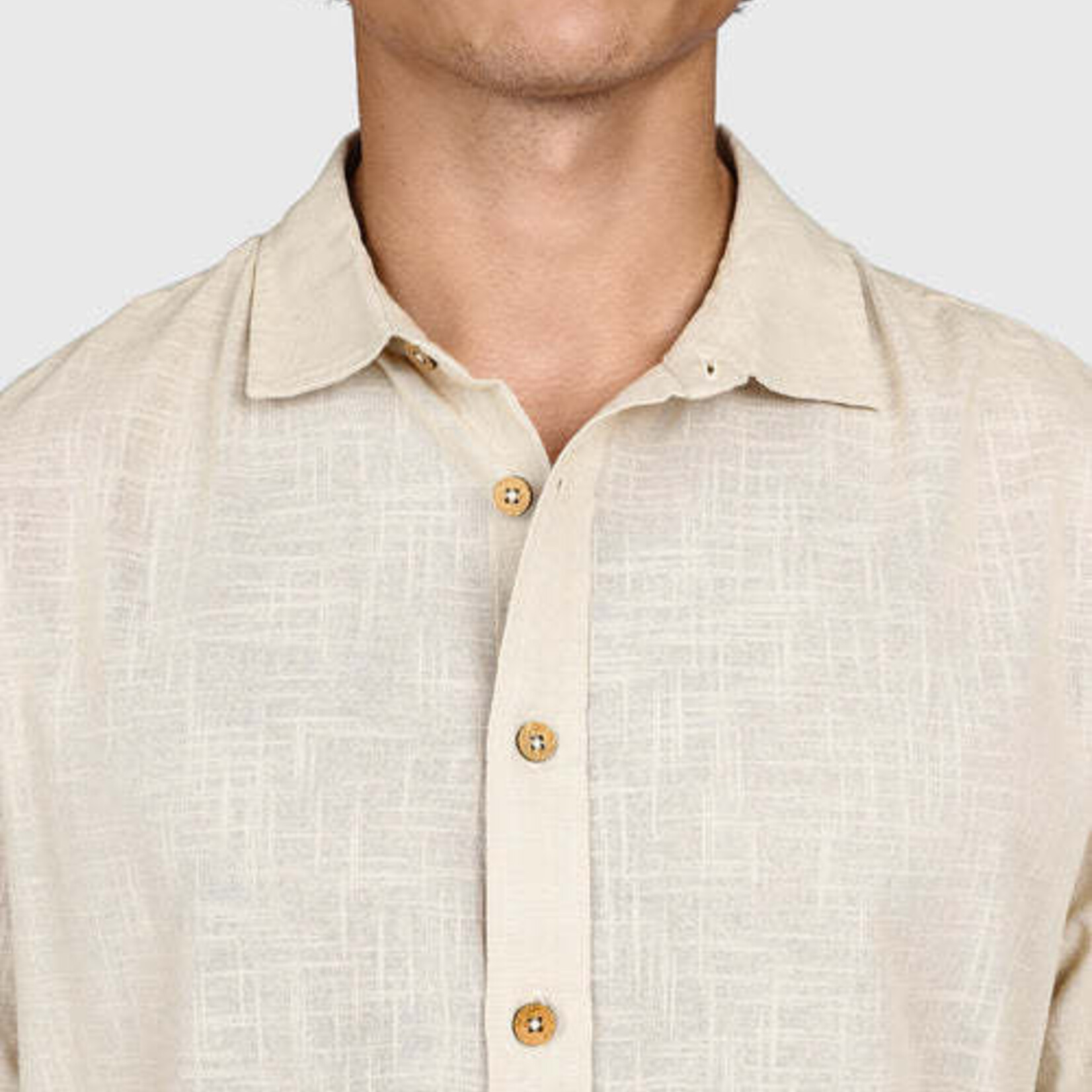 Brunotti Sirrak Men Shirt - Feather Grey - BRUNOTTI
