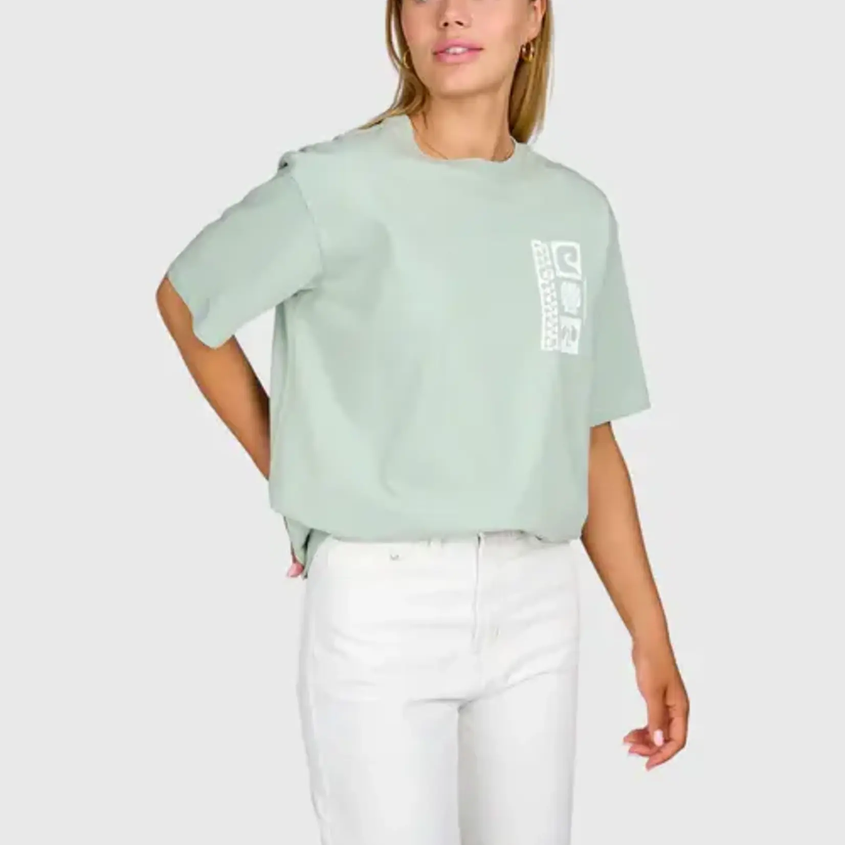 Brunotti Zennanda Women T-shirt -  Aqua Grey- BRUNOTTI