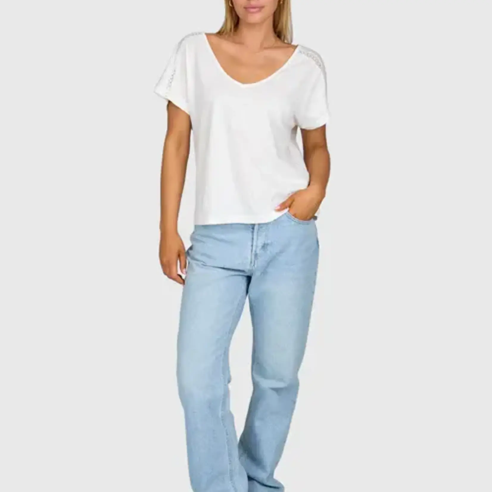 Brunotti Duya Women T-shirt -  Snow- BRUNOTTI