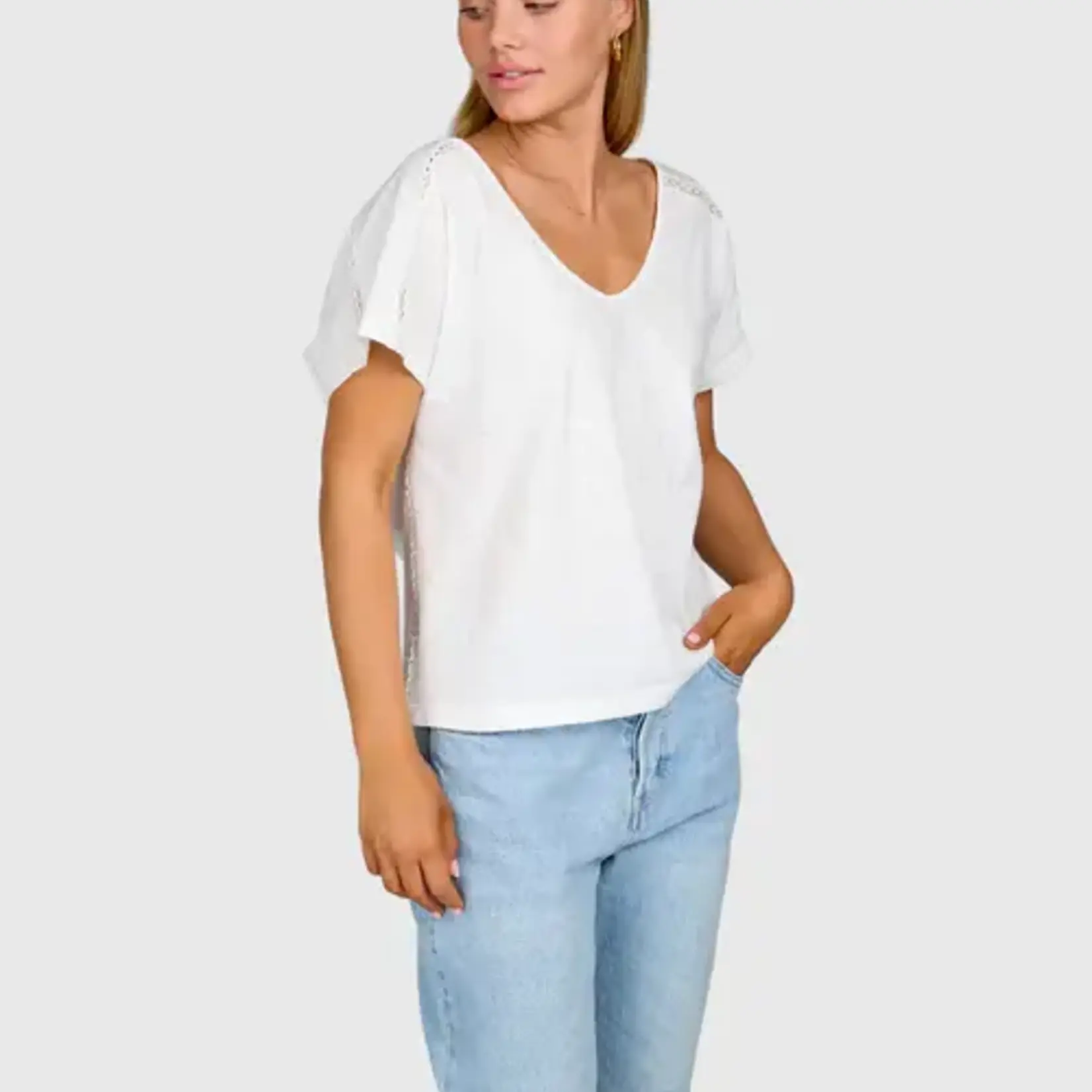 Brunotti Duya Women T-shirt -  Snow- BRUNOTTI