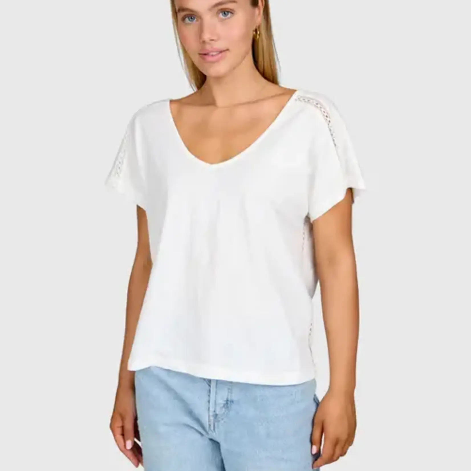 Brunotti Duya Women T-shirt -  Snow- BRUNOTTI