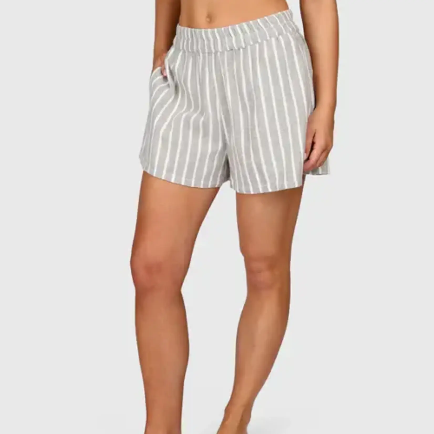 Brunotti Ize-Stripe Women Shorts - Snow - BRUNOTTI