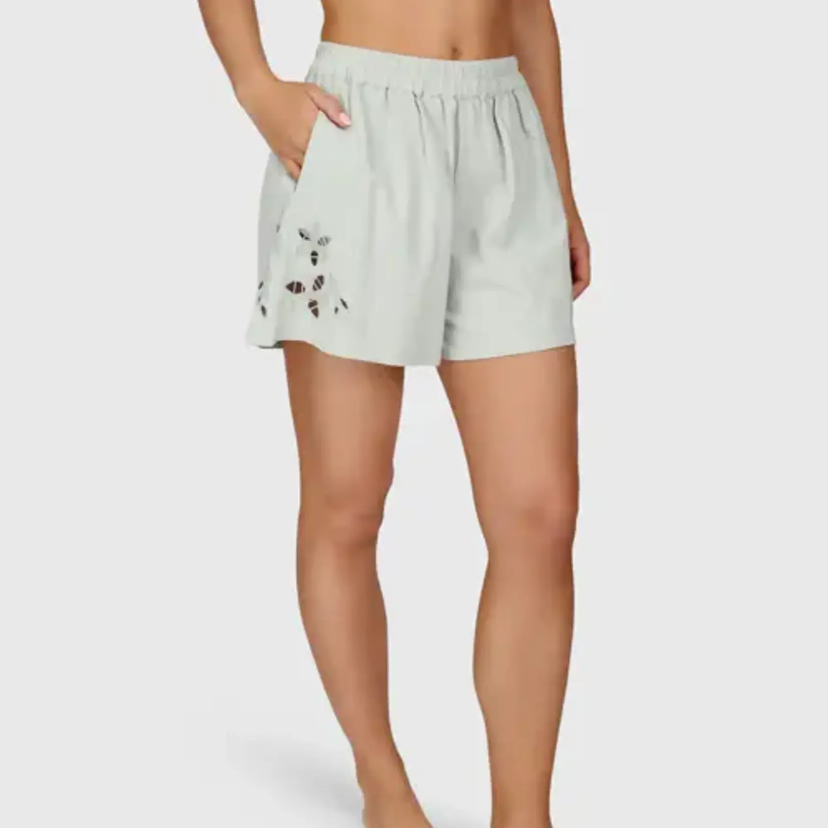 Brunotti Julee Women Shorts - Aqua Grey - BRUNOTTI