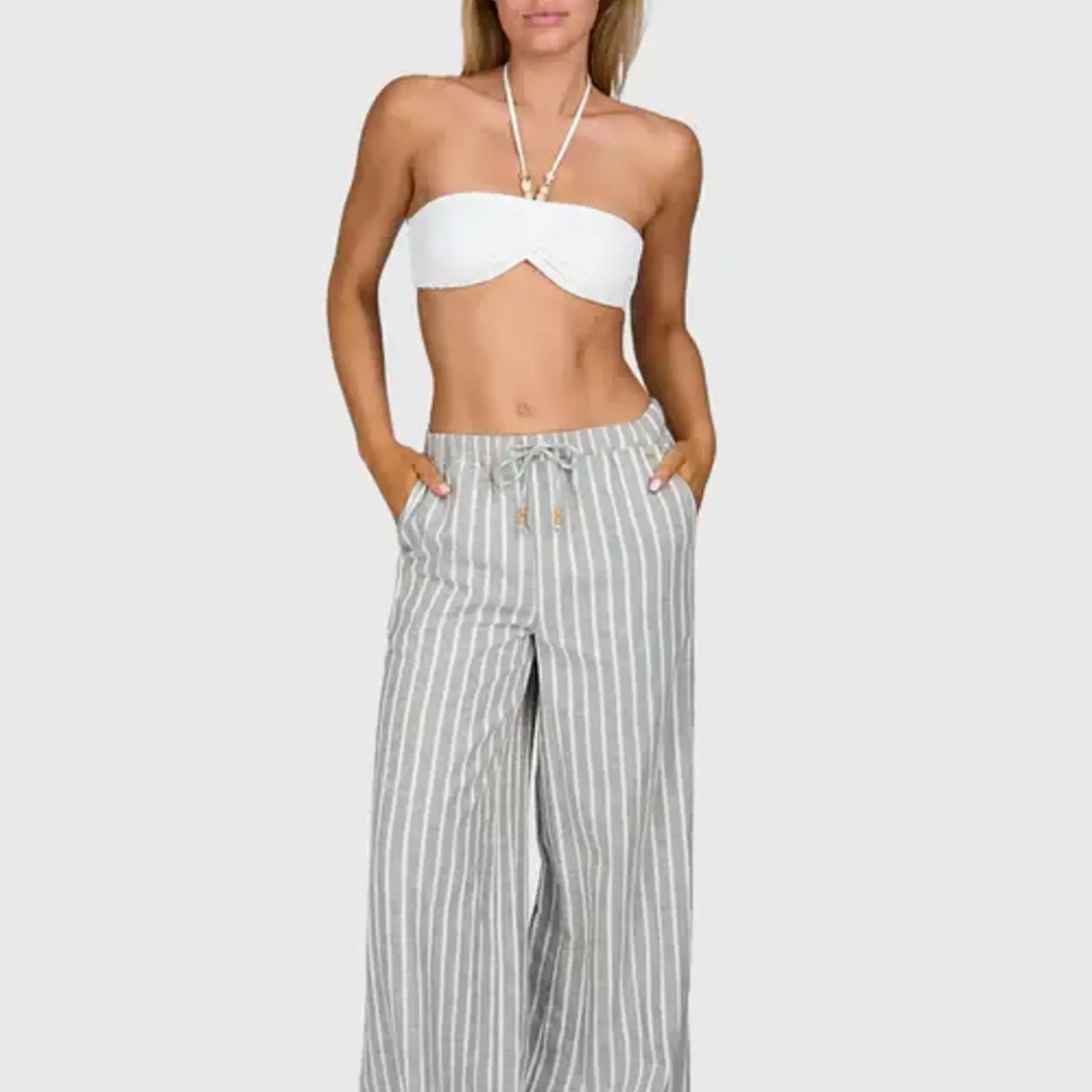 Brunotti Pantella-Stripe Women Pants - Snow - BRUNOTTI