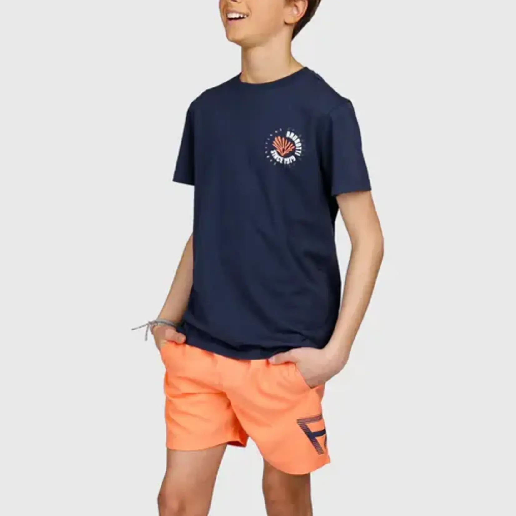 Brunotti Craigoly Boys T-shirt - Indigo Blue - BRUNOTTI